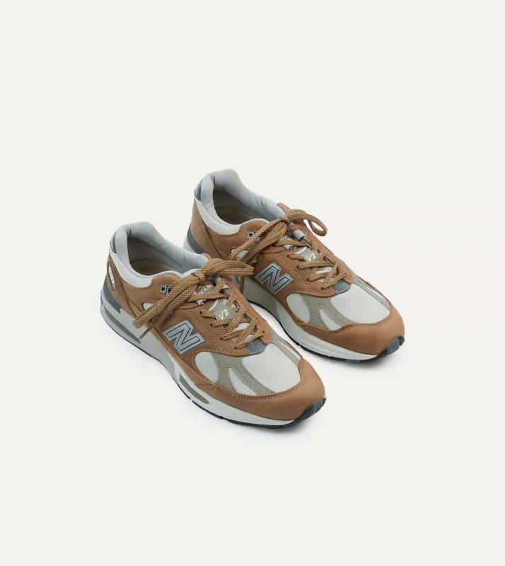 New Balance Coco Mocca Made in UK 991v2 Trainers sold by Drake's London