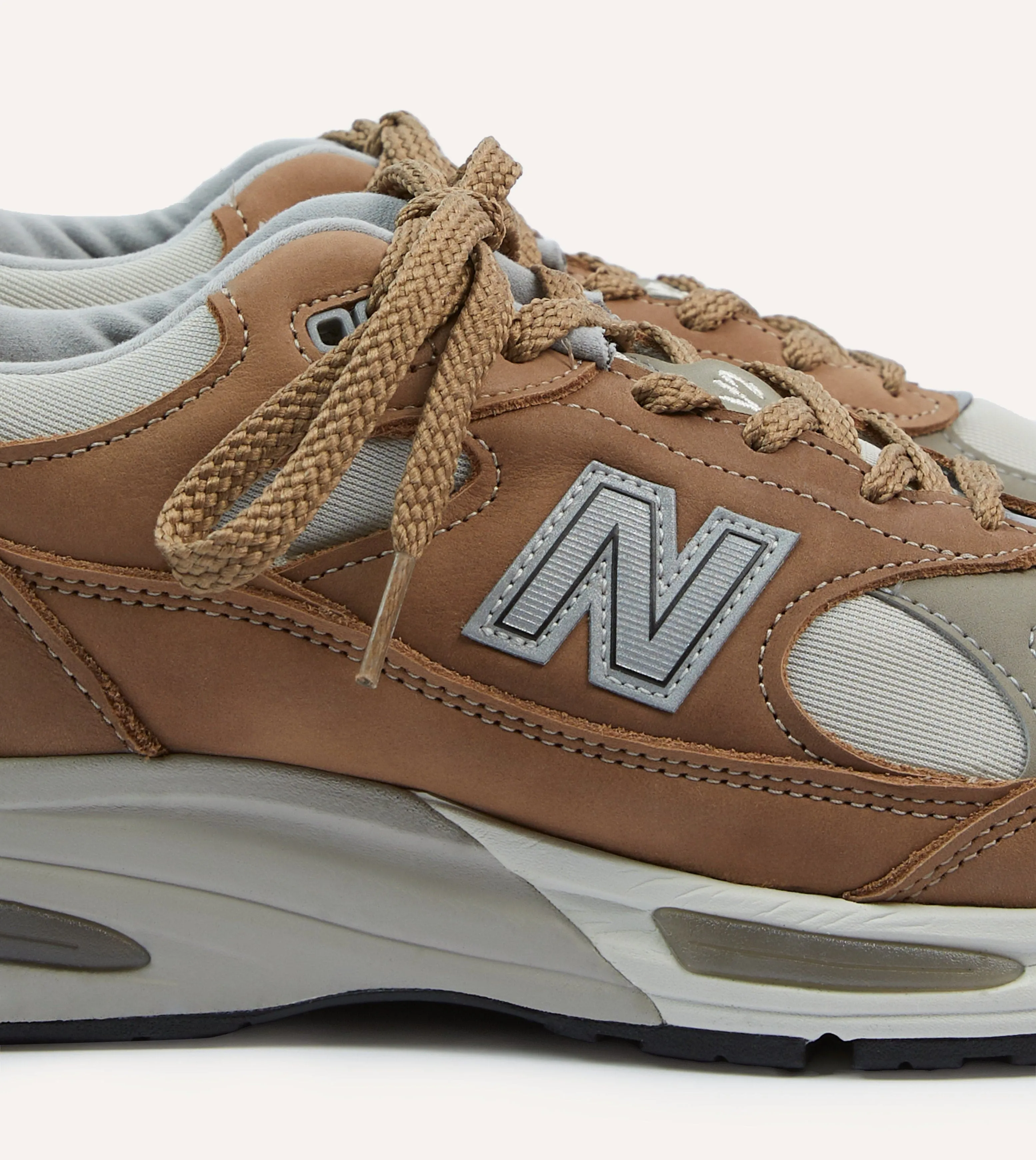 New Balance Coco Mocca Made in UK 991v2 Trainers sold by Drake's London product image thumbnail 3