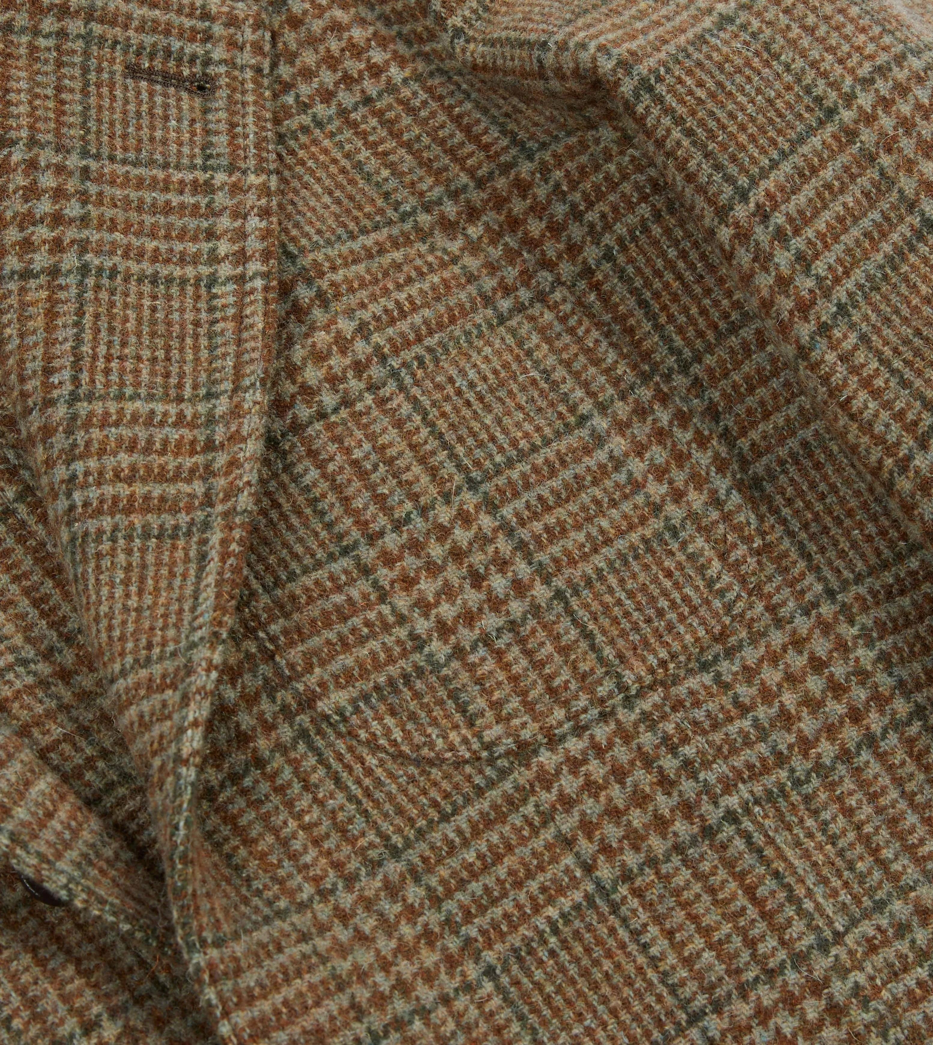 Brown Prince of Wales Check Shetland Tweed Games Blazer Mk. VII sold by Drake's London product image thumbnail 5