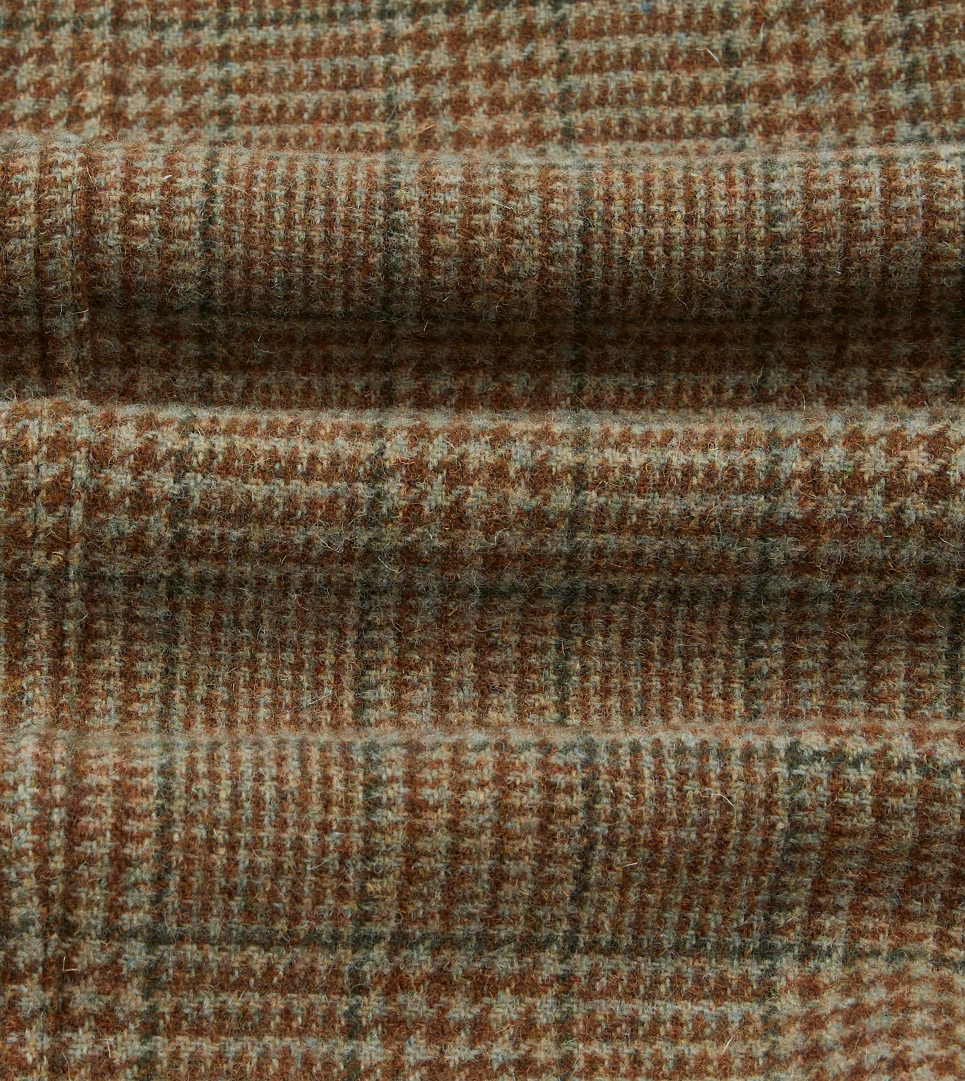 Brown Prince of Wales Check Shetland Tweed Games Blazer Mk. VII sold by Drake's London product image thumbnail 2