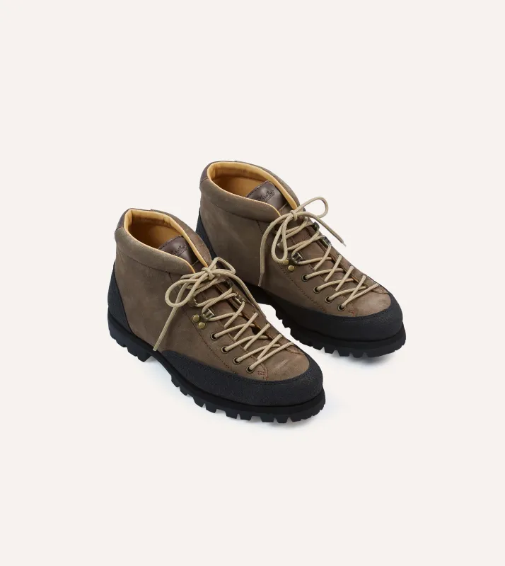 Paraboot Yosemite Brown Suede Hiking Boots sold by Drake's London