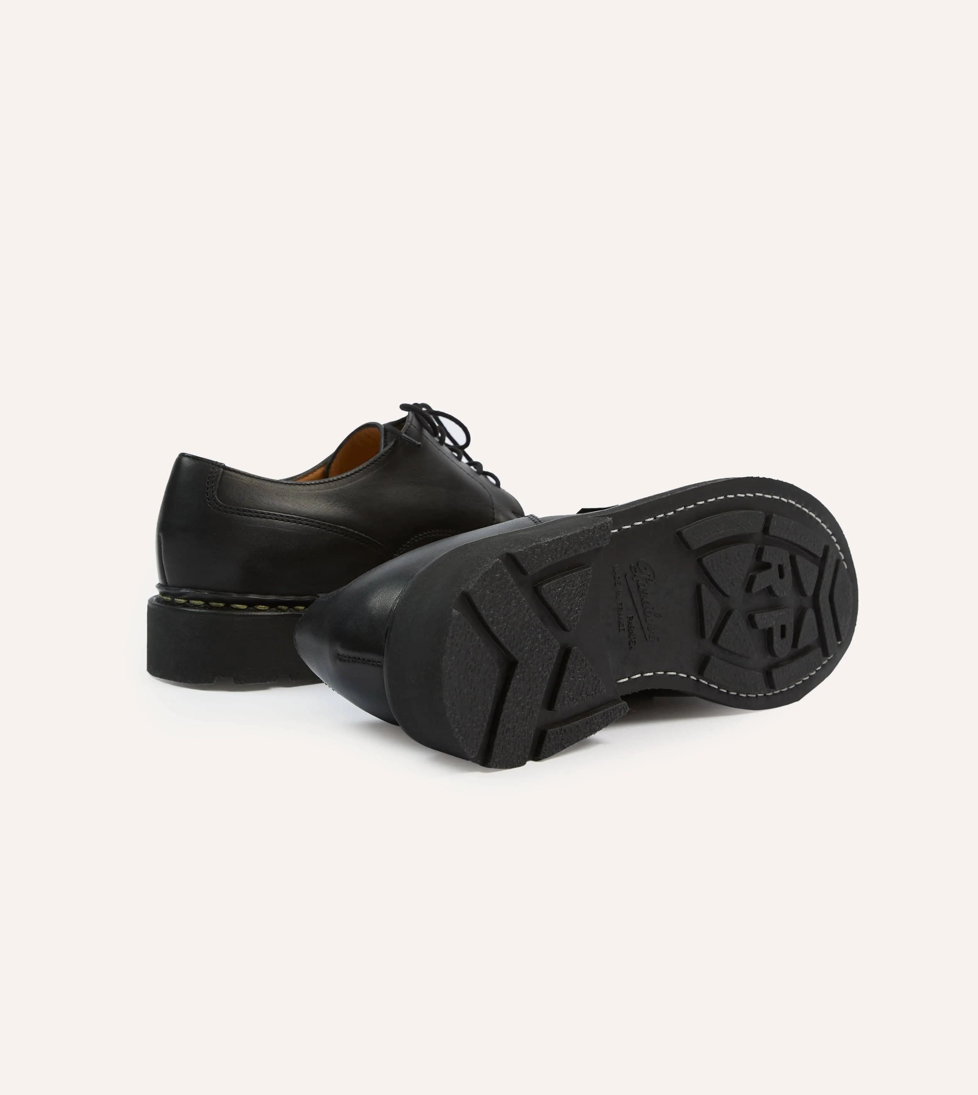 Paraboot Villandry Black Calf Leather Derby Shoe sold by Drake's London product image thumbnail 2