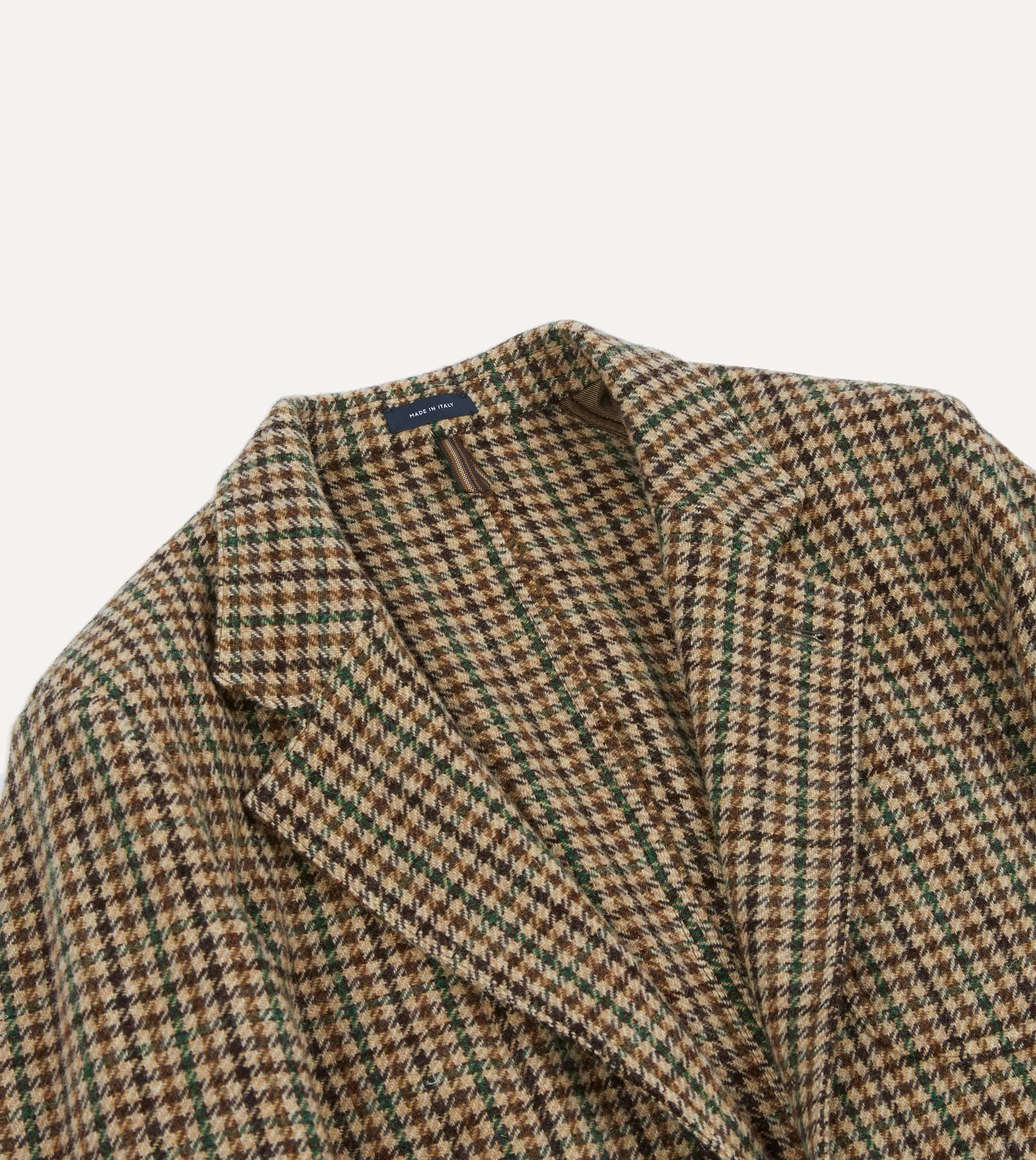 Brown Gun Club Check Tweed Games Blazer Mk. VII sold by Drake's London product image thumbnail 3