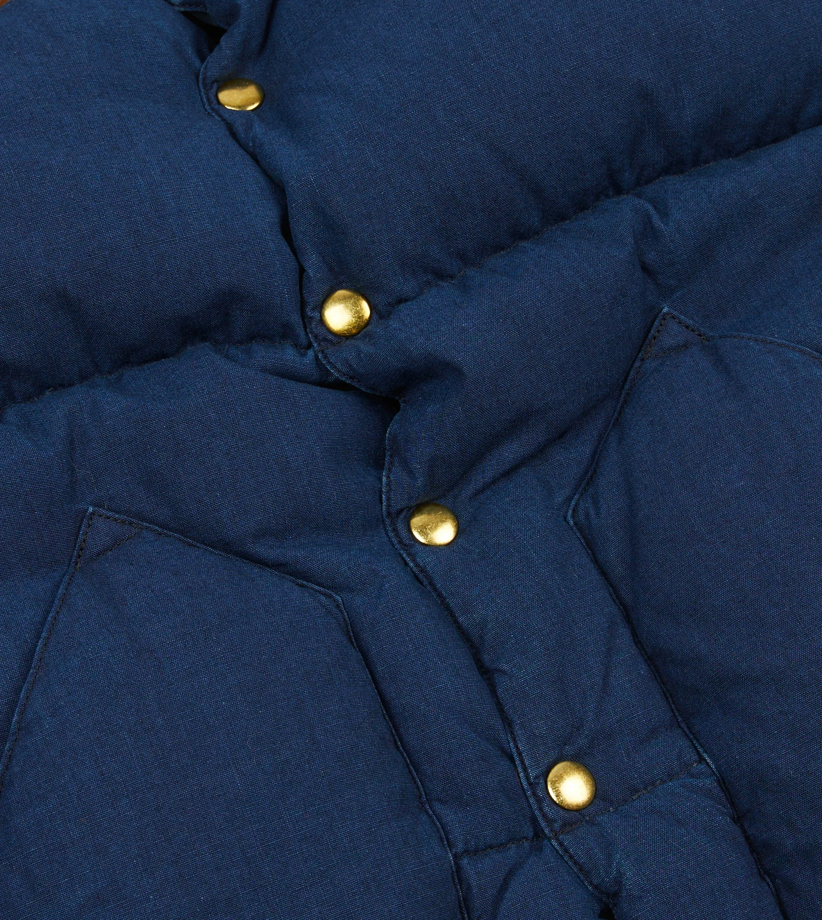 Rocky Mountain Featherbed for Drake's Denim Christy Down Vest sold by Drake's London product image thumbnail 4