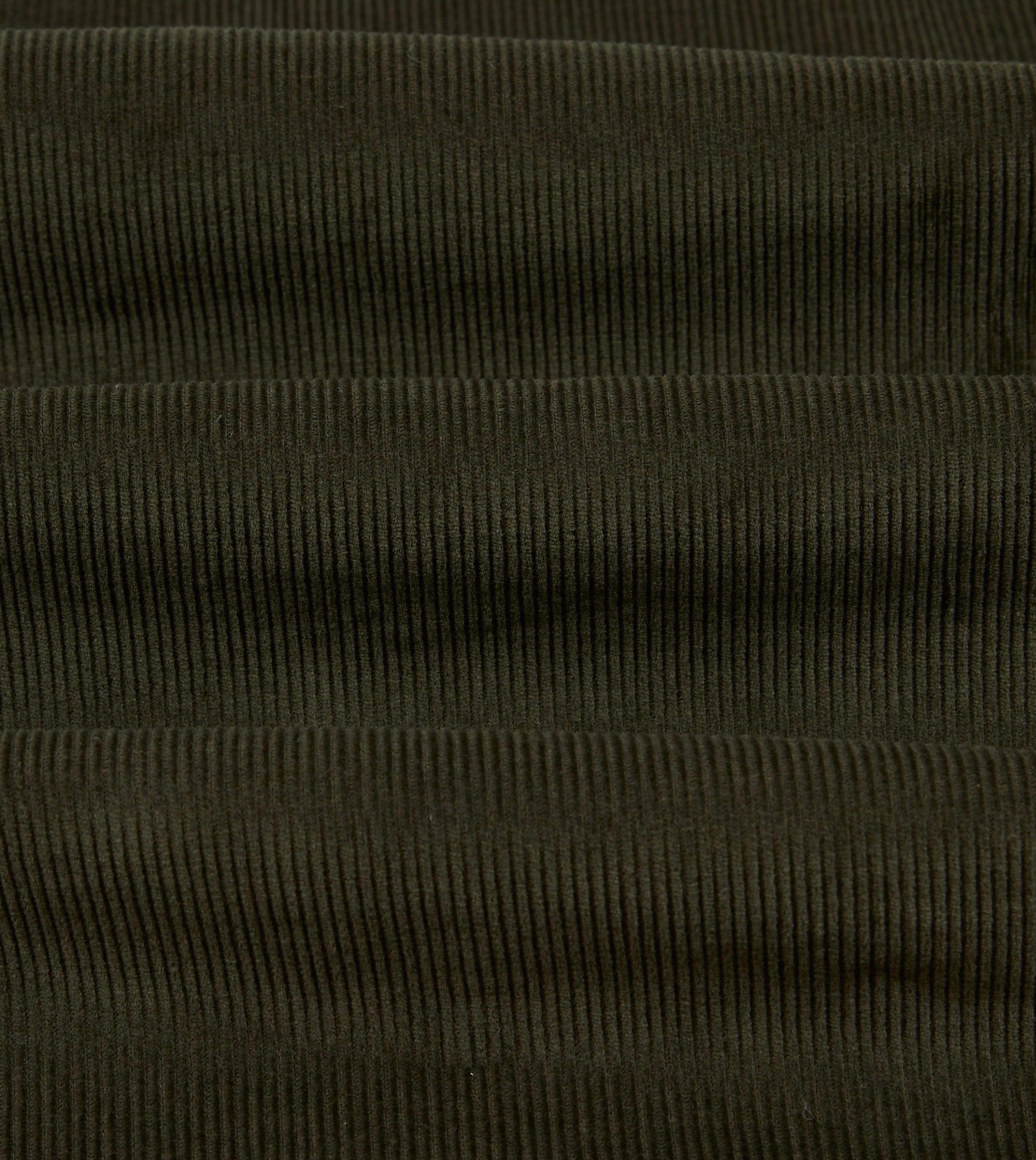 Khaki Corduroy Camp Collar Long Sleeve Shirt sold by Drake's London product image thumbnail 2