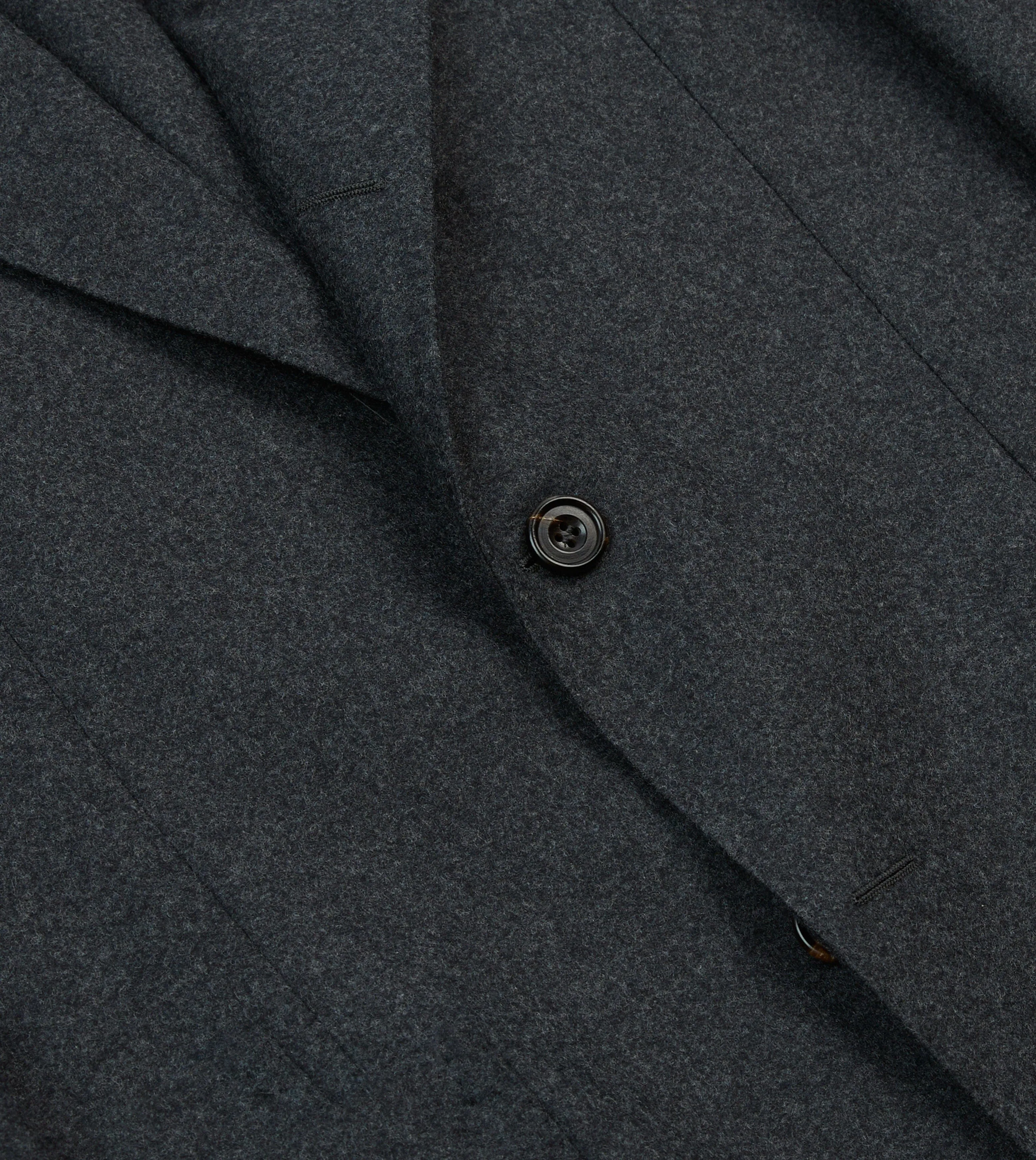 Grey Wool Flannel Tailored Jacket sold by Drake's London product image thumbnail 5