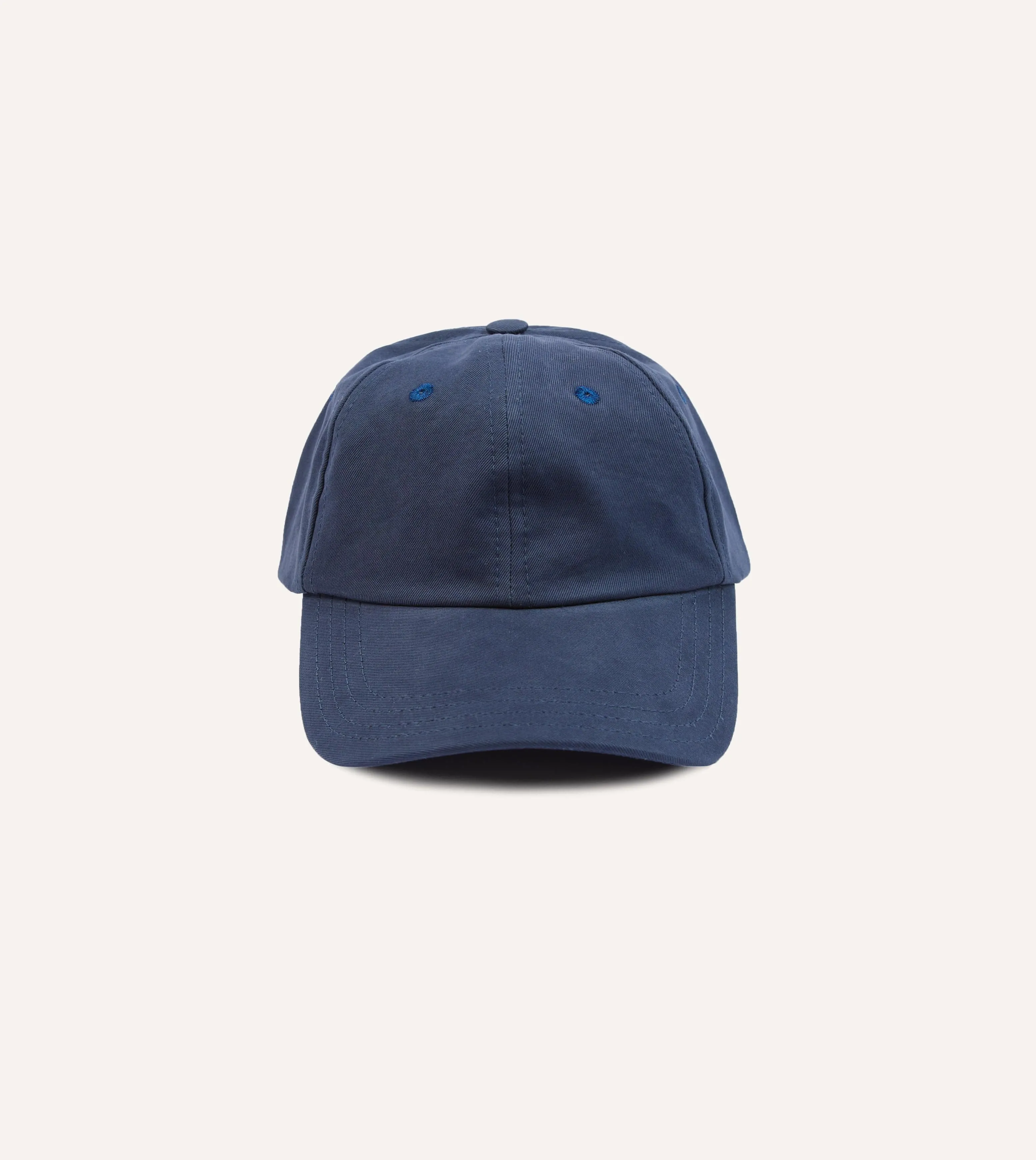 Navy Cotton Paracord Baseball Cap sold by Drake's London