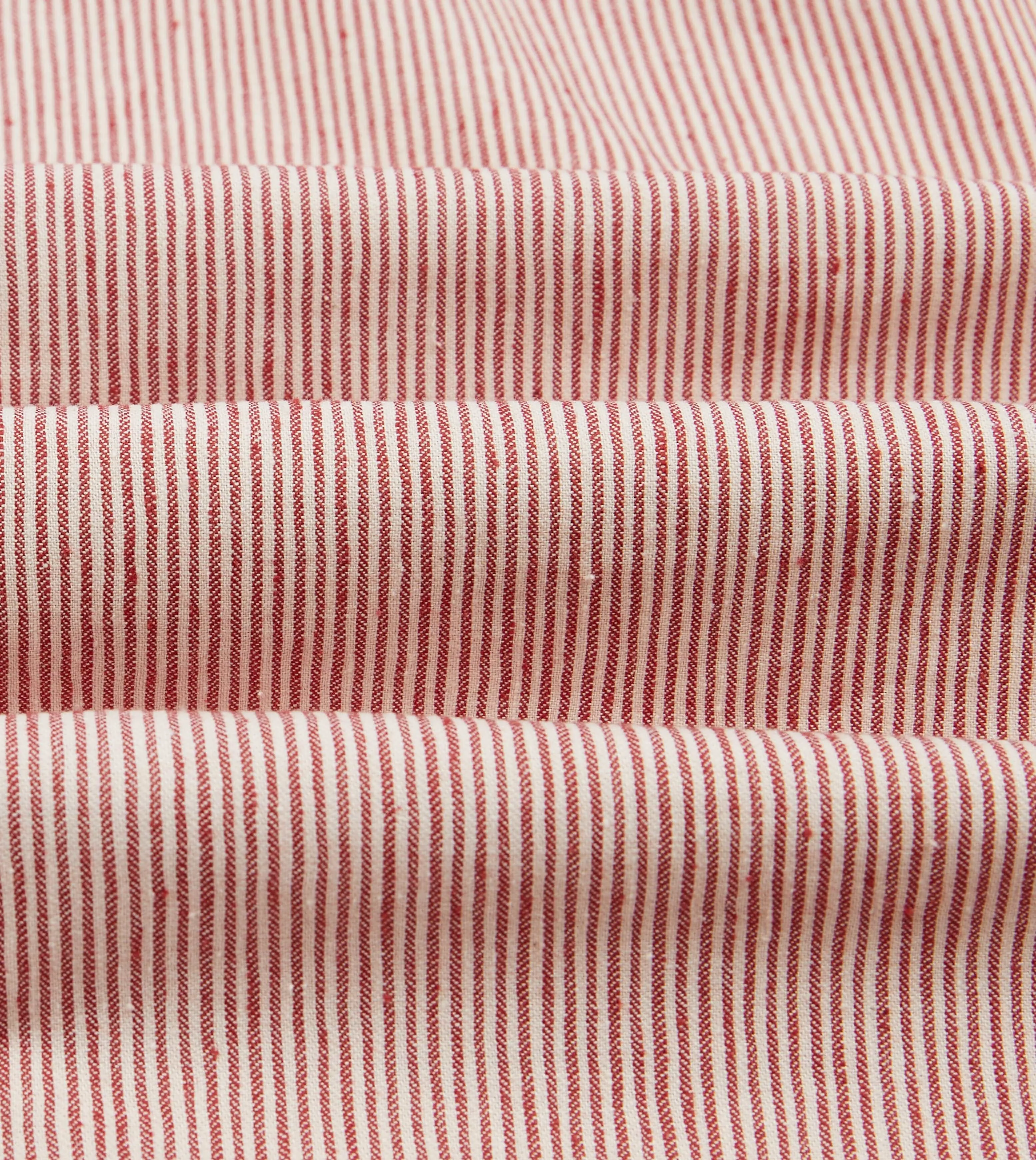Red Brushed Cotton Two-Pocket Western Shirt sold by Drake's London product image thumbnail 2