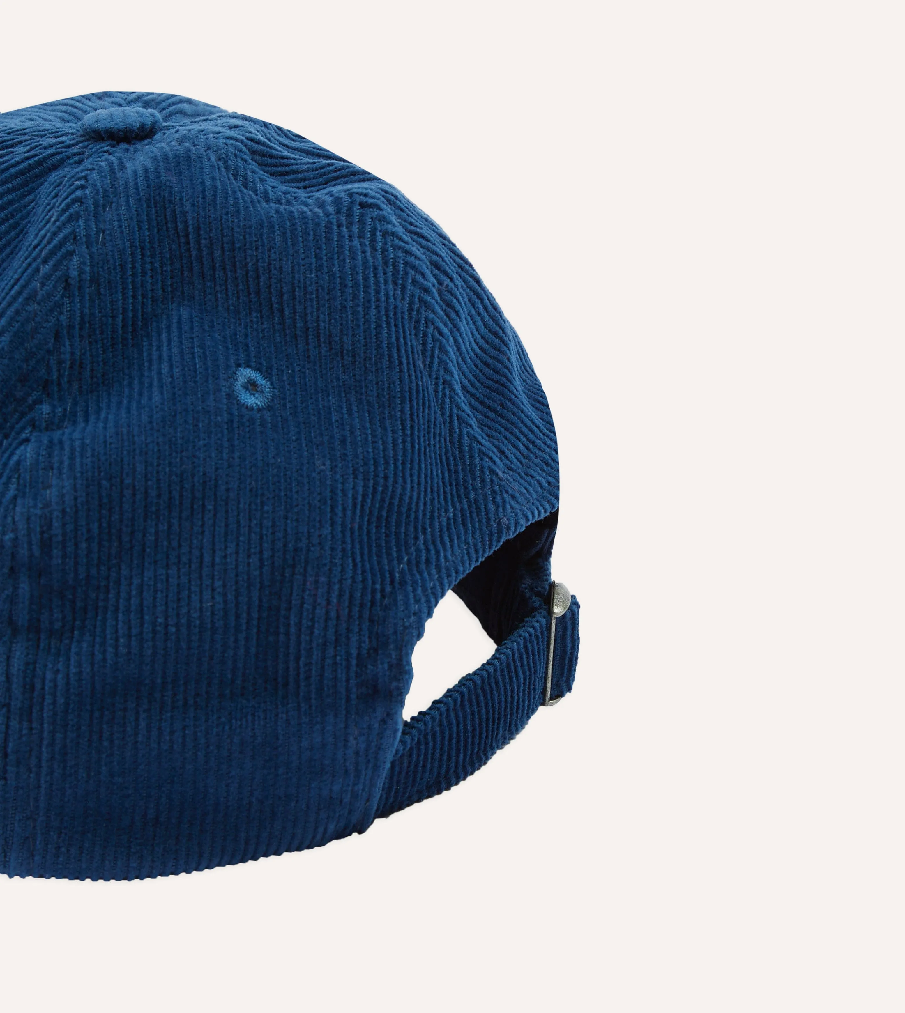 Blue Snail Corduroy Baseball Cap sold by Drake's London product image thumbnail 2