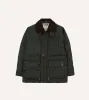 Green Waxed Cotton Expedition Parka sold by Drake's London