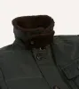 Green Waxed Cotton Expedition Parka sold by Drake's London