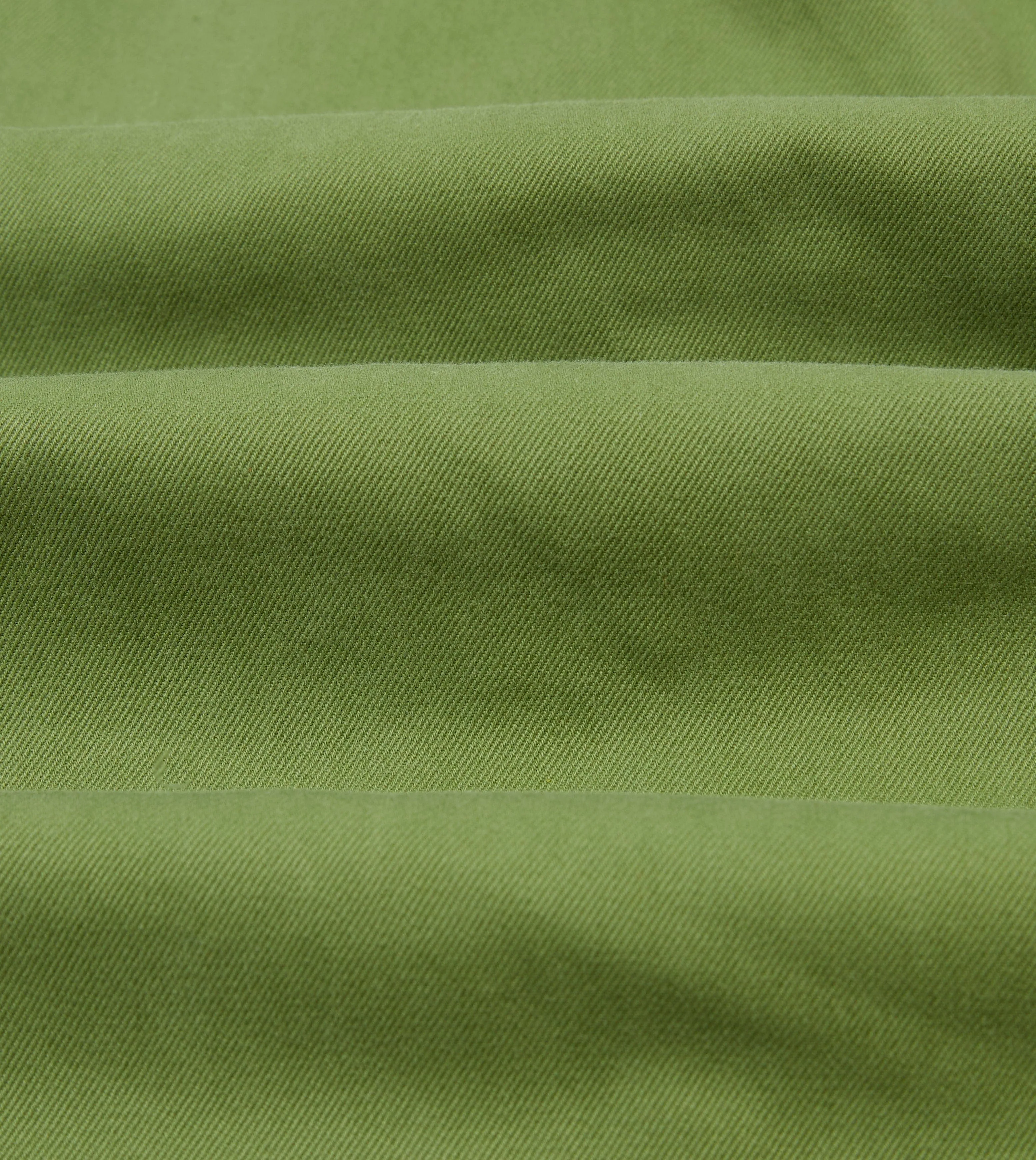 Green Brushed Cotton Twill Camp Collar Long Sleeve Shirt sold by Drake's London product image thumbnail 2