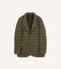 Brown and Green Gun Club Check Tweed Games Blazer Mk. VII sold by Drake's London