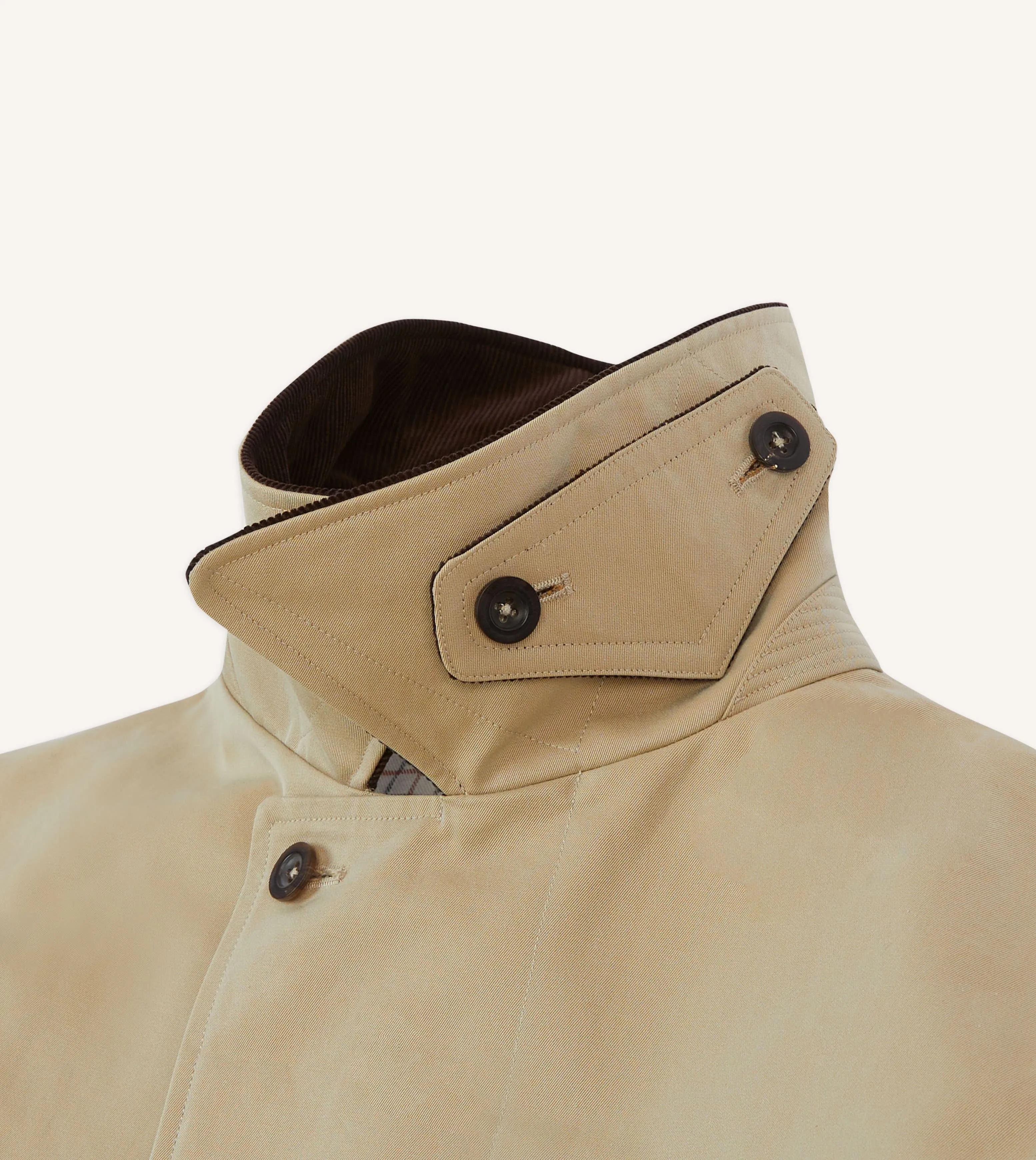 Drake's for Permanent Style Beige Rider's Raincoat sold by Drake's London product image thumbnail 5
