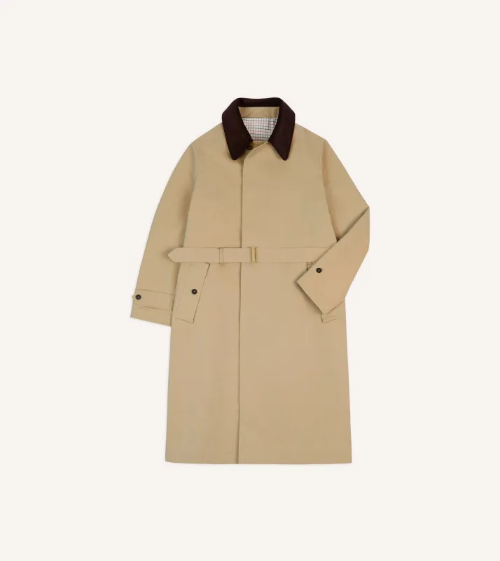 Drake's for Permanent Style Beige Rider's Raincoat sold by Drake's London