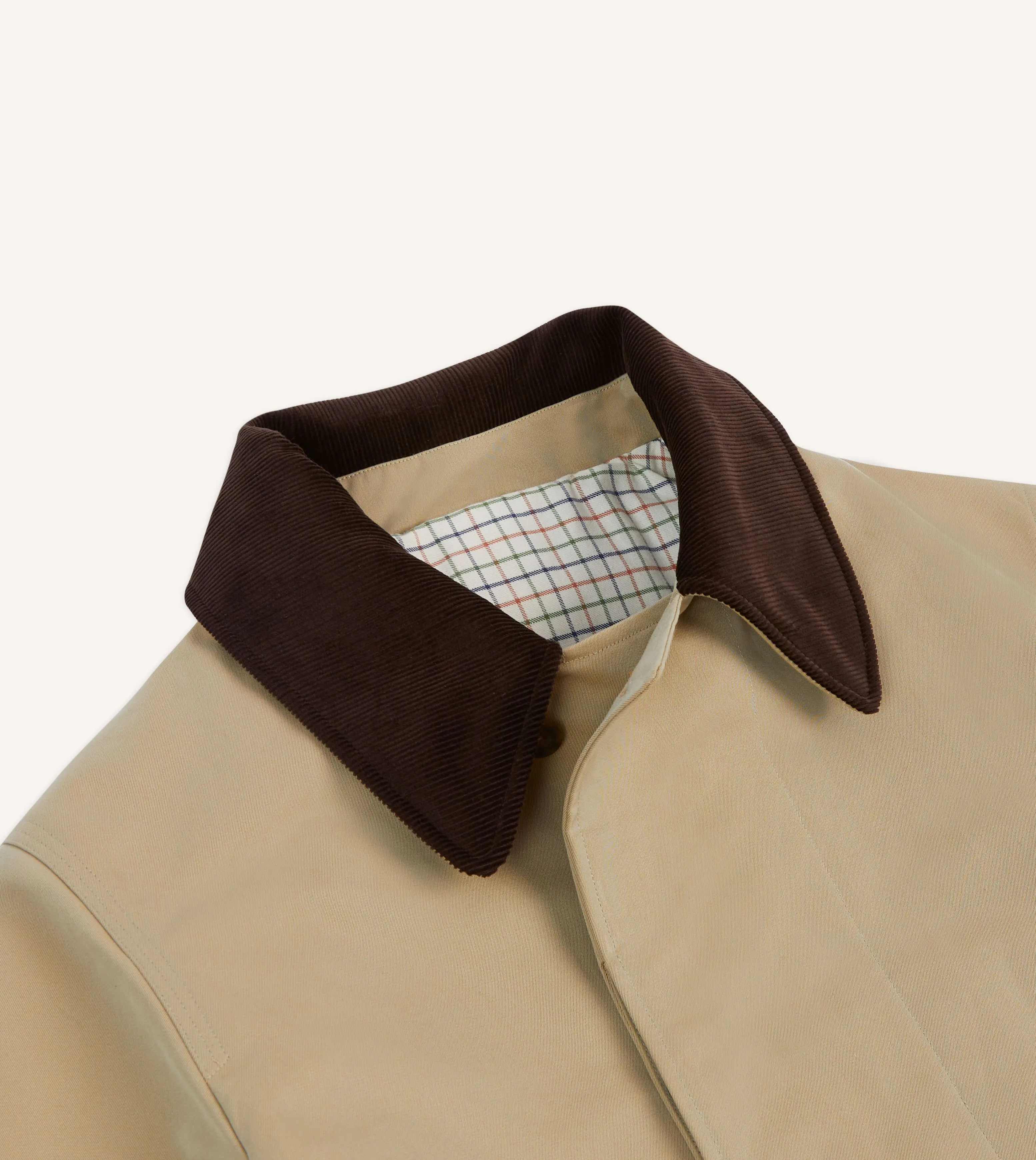 Drake's for Permanent Style Beige Rider's Raincoat sold by Drake's London product image thumbnail 3