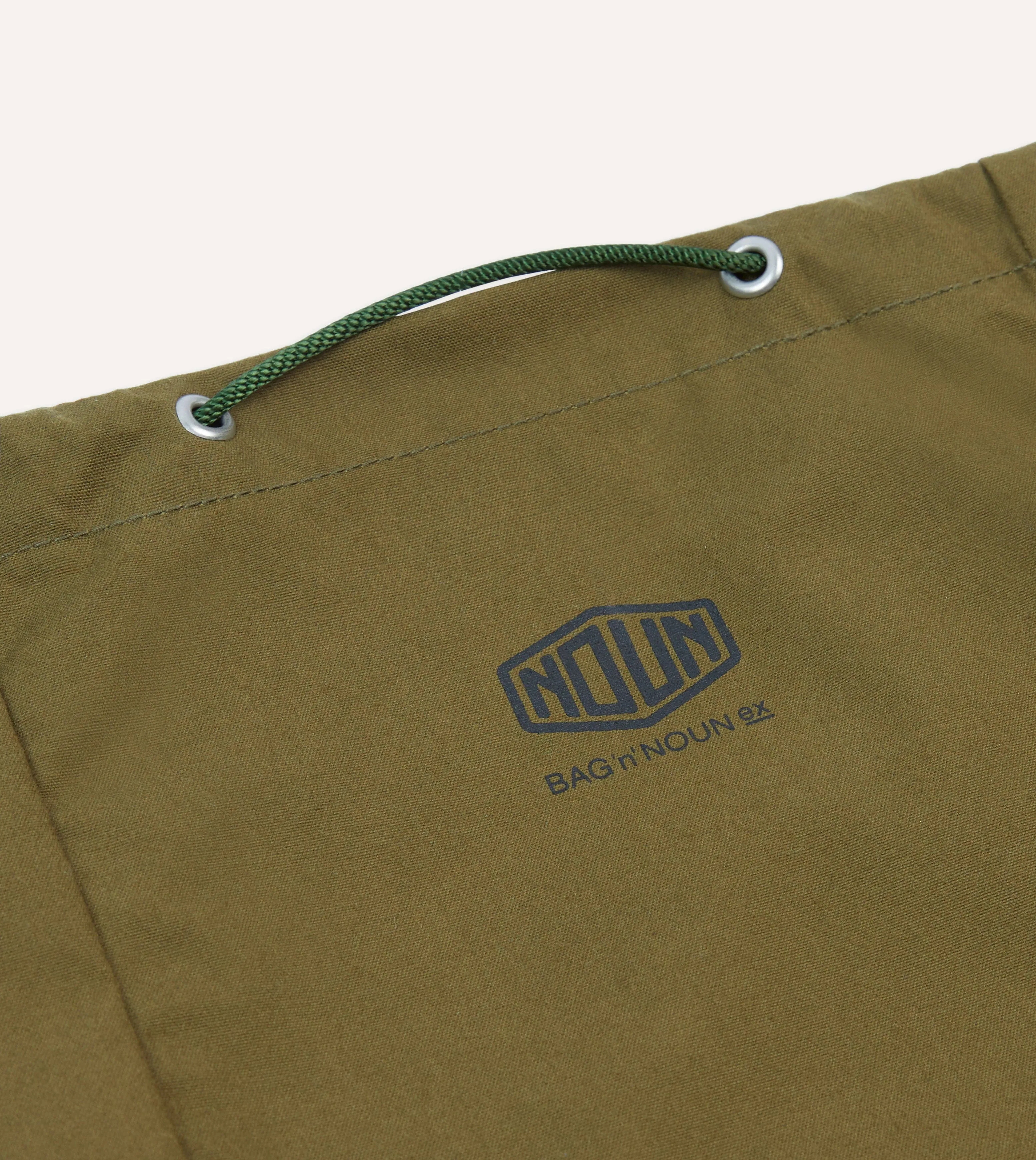 Bag’n’Noun Olive Army Spindle Bag sold by Drake's London product image thumbnail 2