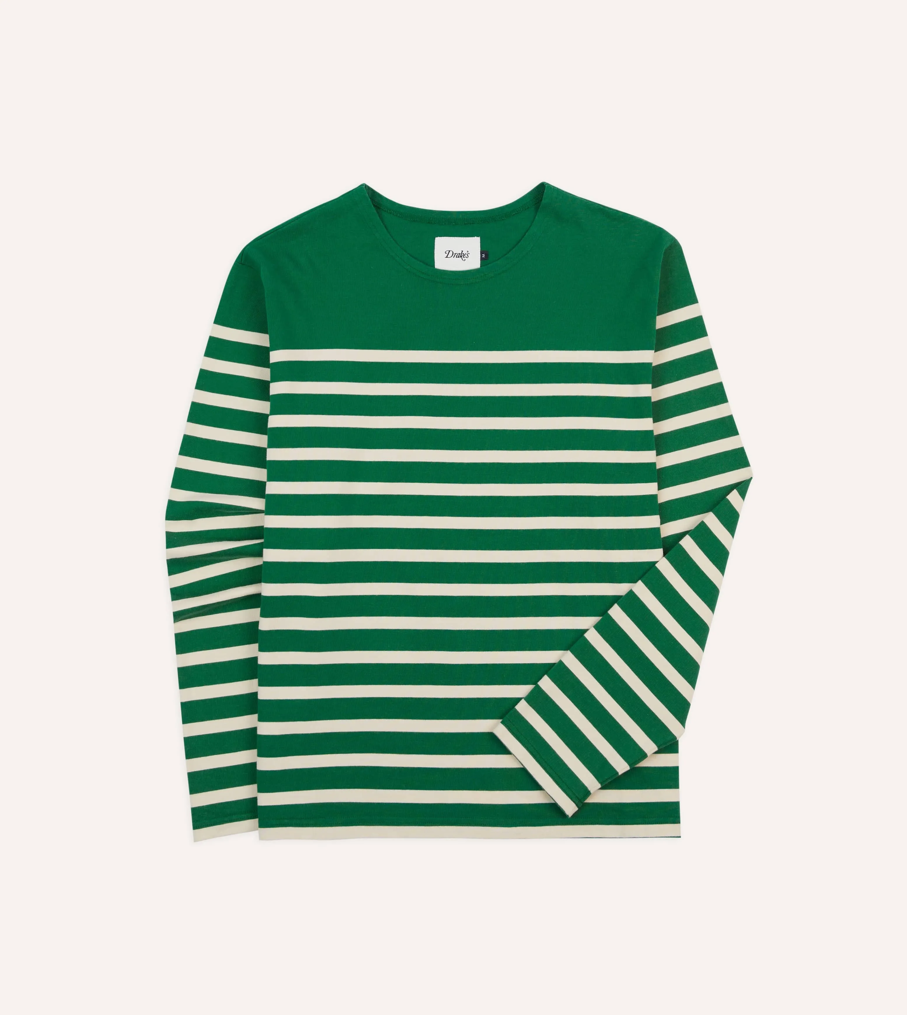 Green Breton Long Sleeve T-Shirt sold by Drake's London