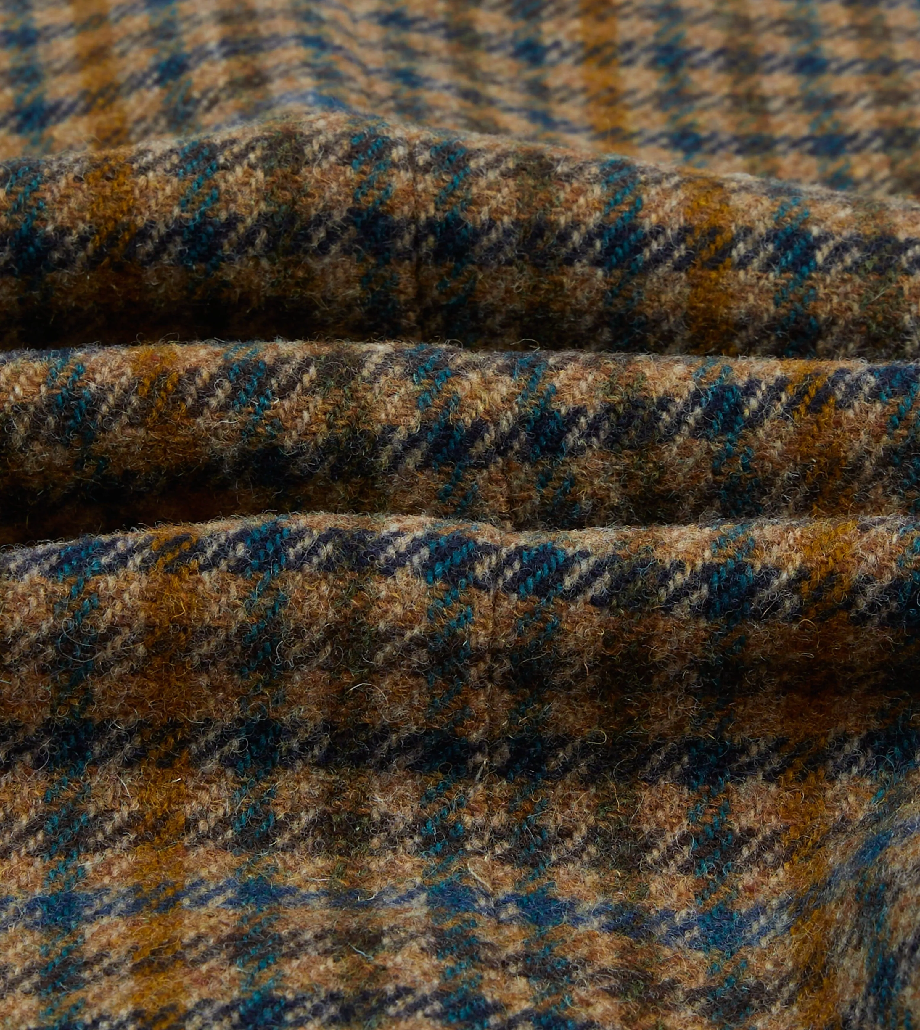 Blue Gun Club Check Tweed Blazer sold by Drake's London product image thumbnail 2