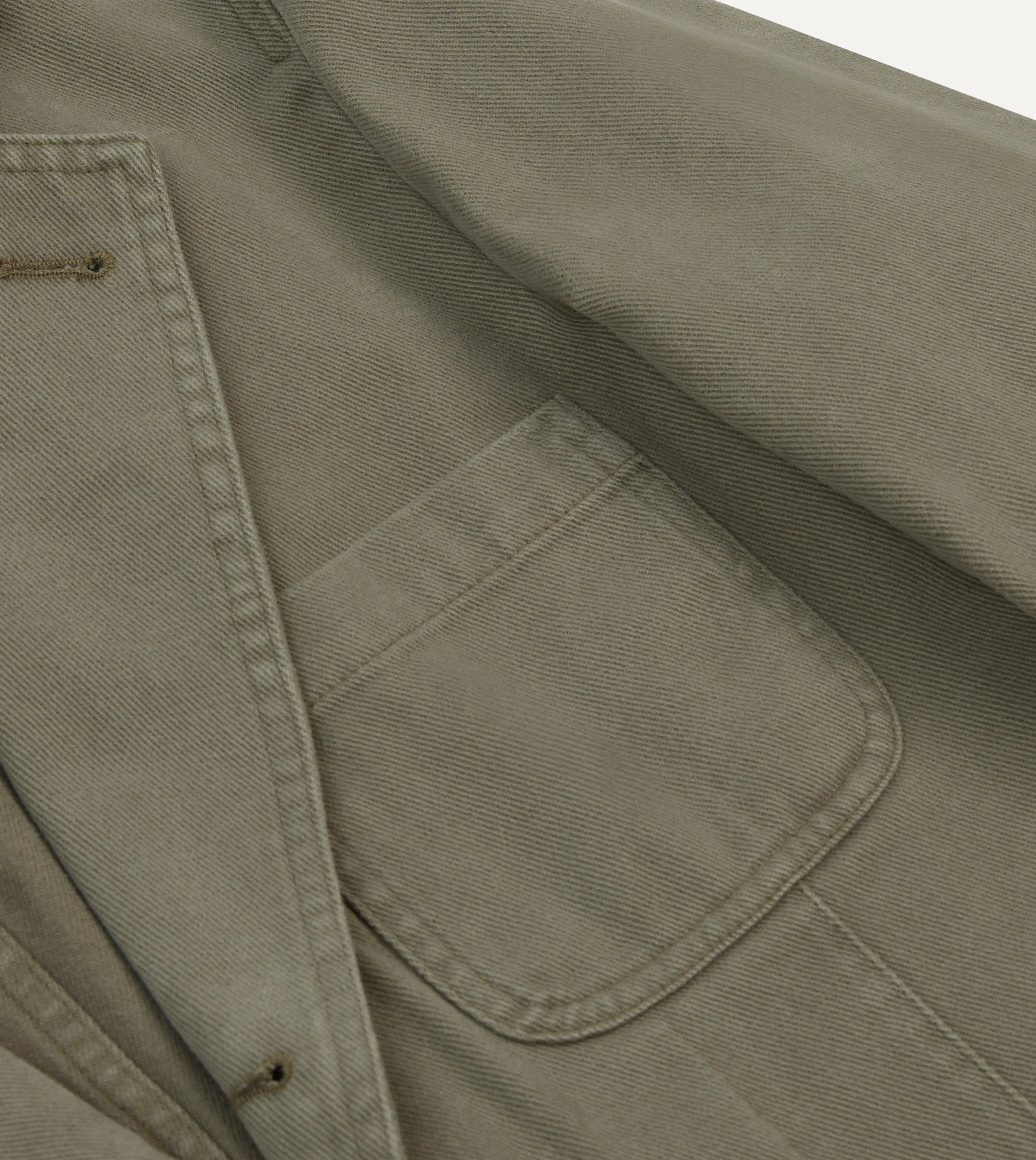Khaki Heavy Cotton Twill Games Blazer Mk. I sold by Drake's London product image thumbnail 4