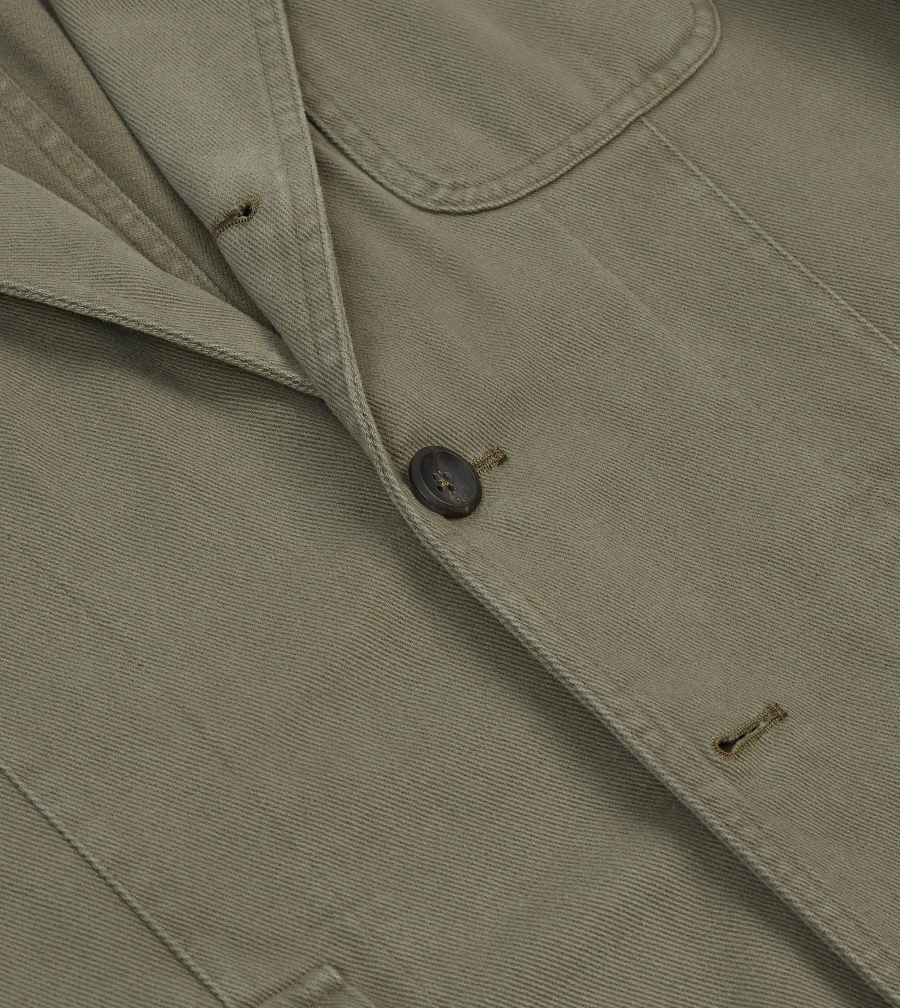 Khaki Heavy Cotton Twill Games Blazer Mk. I sold by Drake's London product image thumbnail 5
