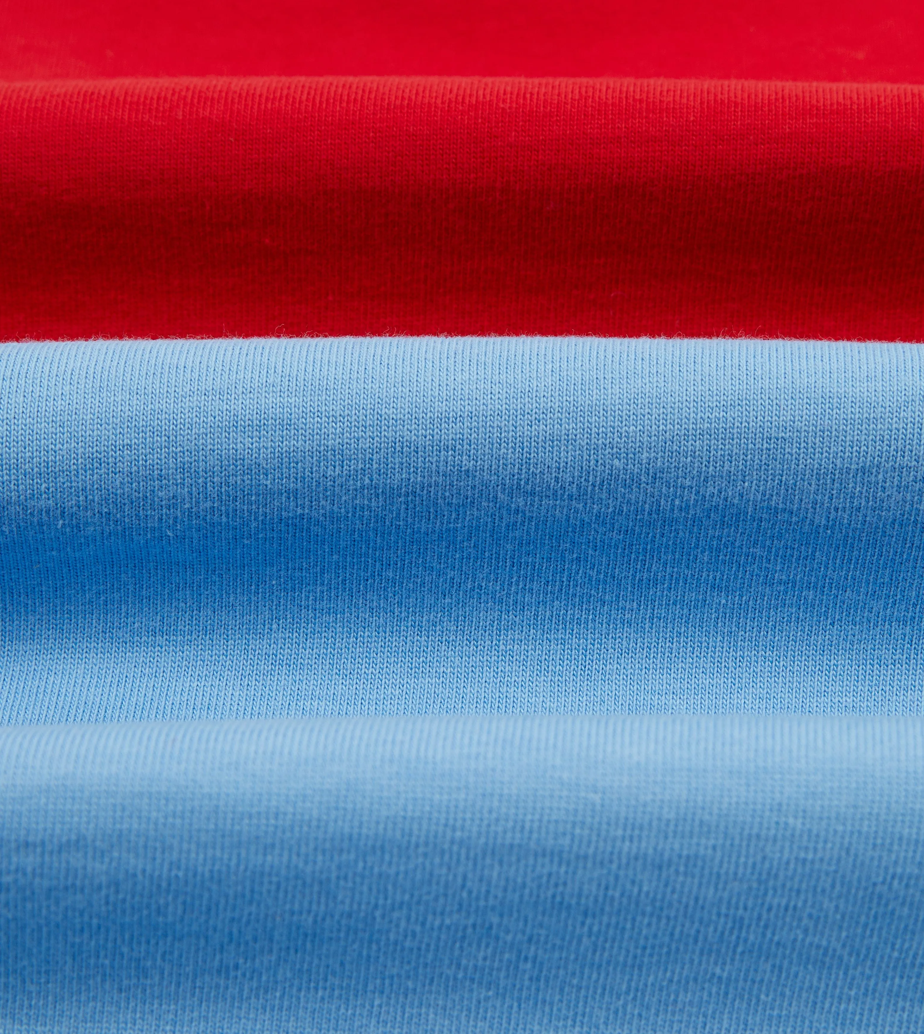 Multi Block Stripe Mock Collar Long-Sleeve Jersey sold by Drake's London product image thumbnail 2