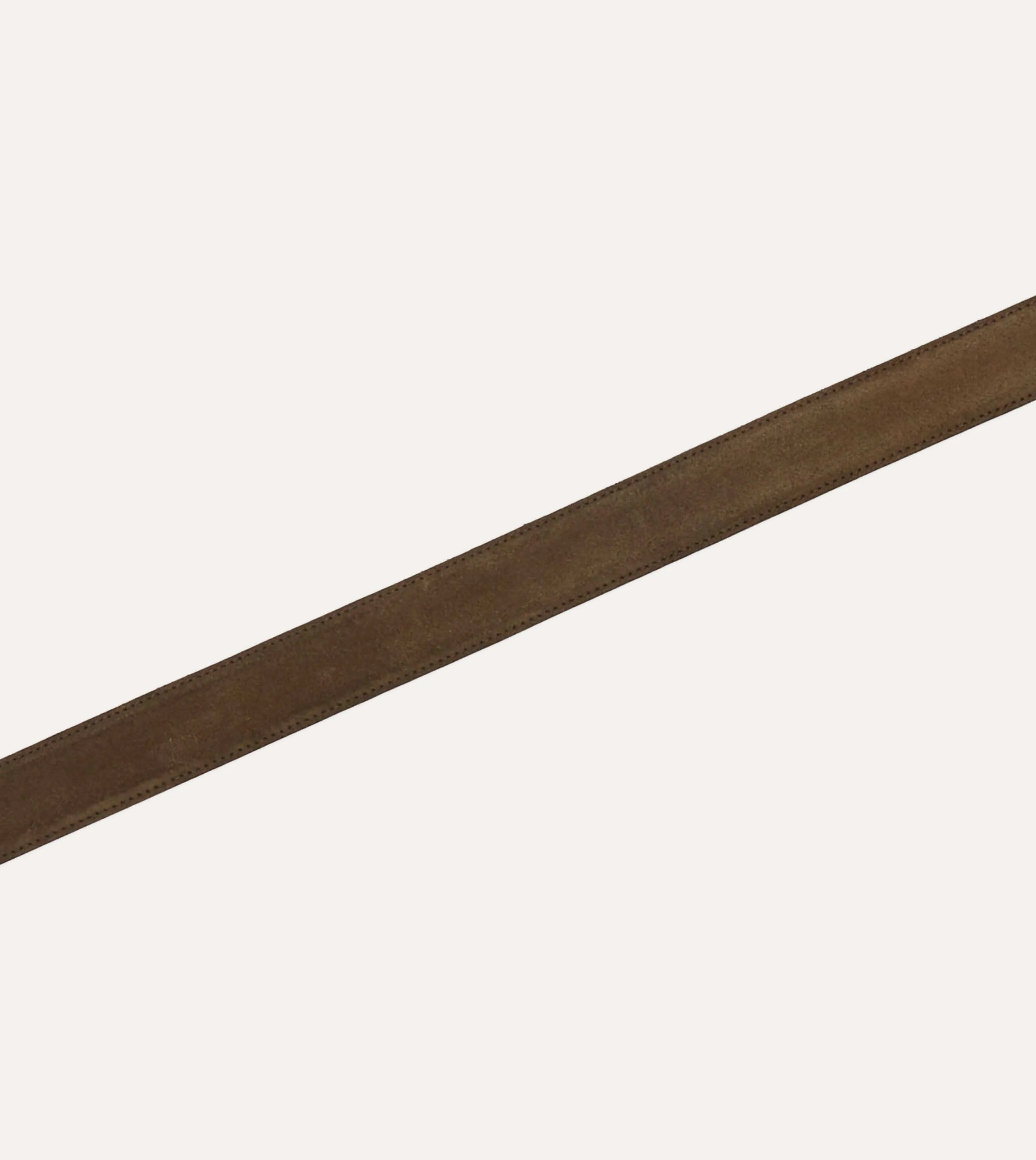 Dark Brown Suede Western Belt sold by Drake's London product image thumbnail 5