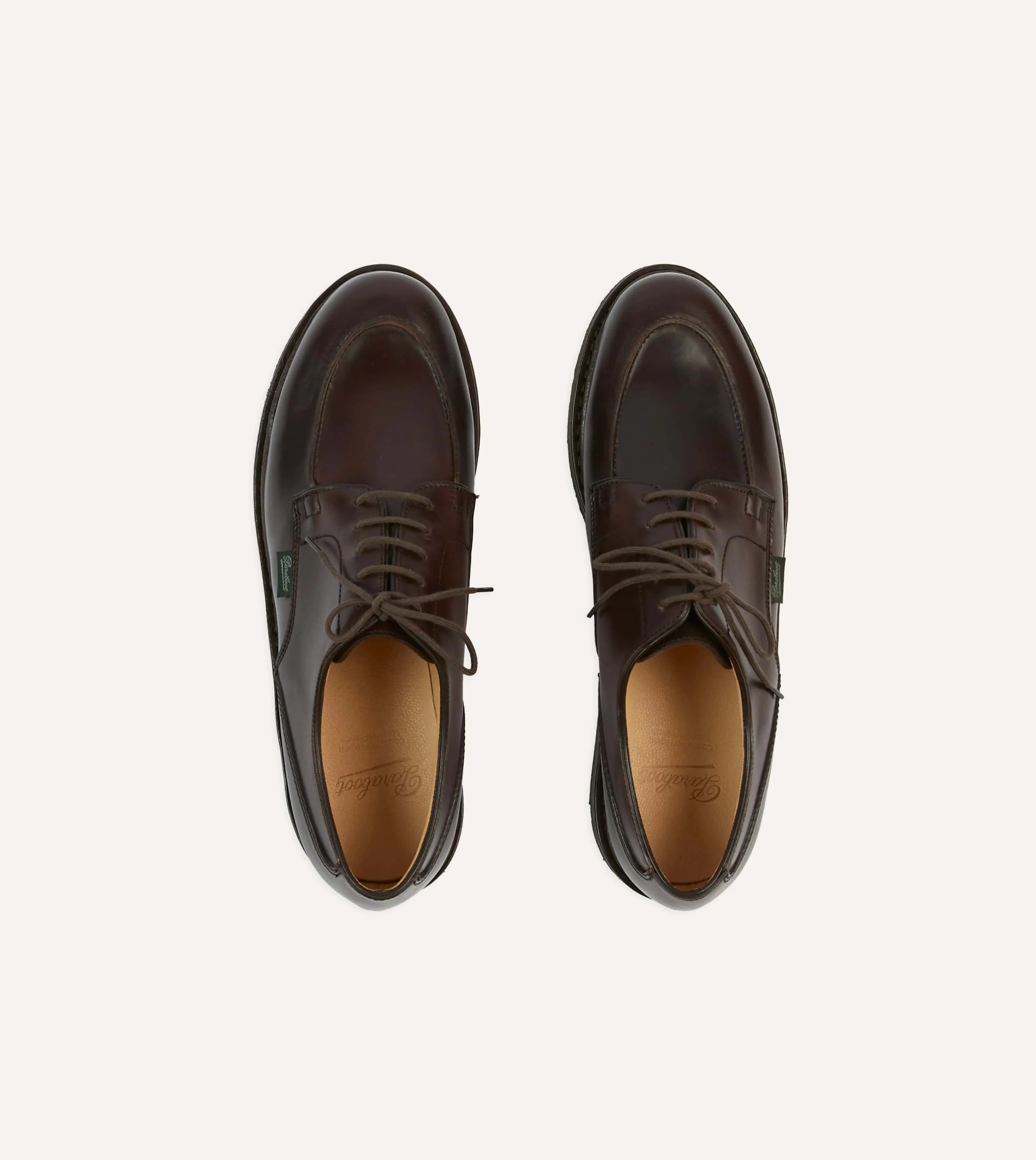 Paraboot Chambord Burgundy Cordovan Leather Derby Shoe sold by Drake's London product image thumbnail 4