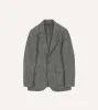 Grey Herringbone Harris Tweed Games Blazer Mk. VII sold by Drake's London