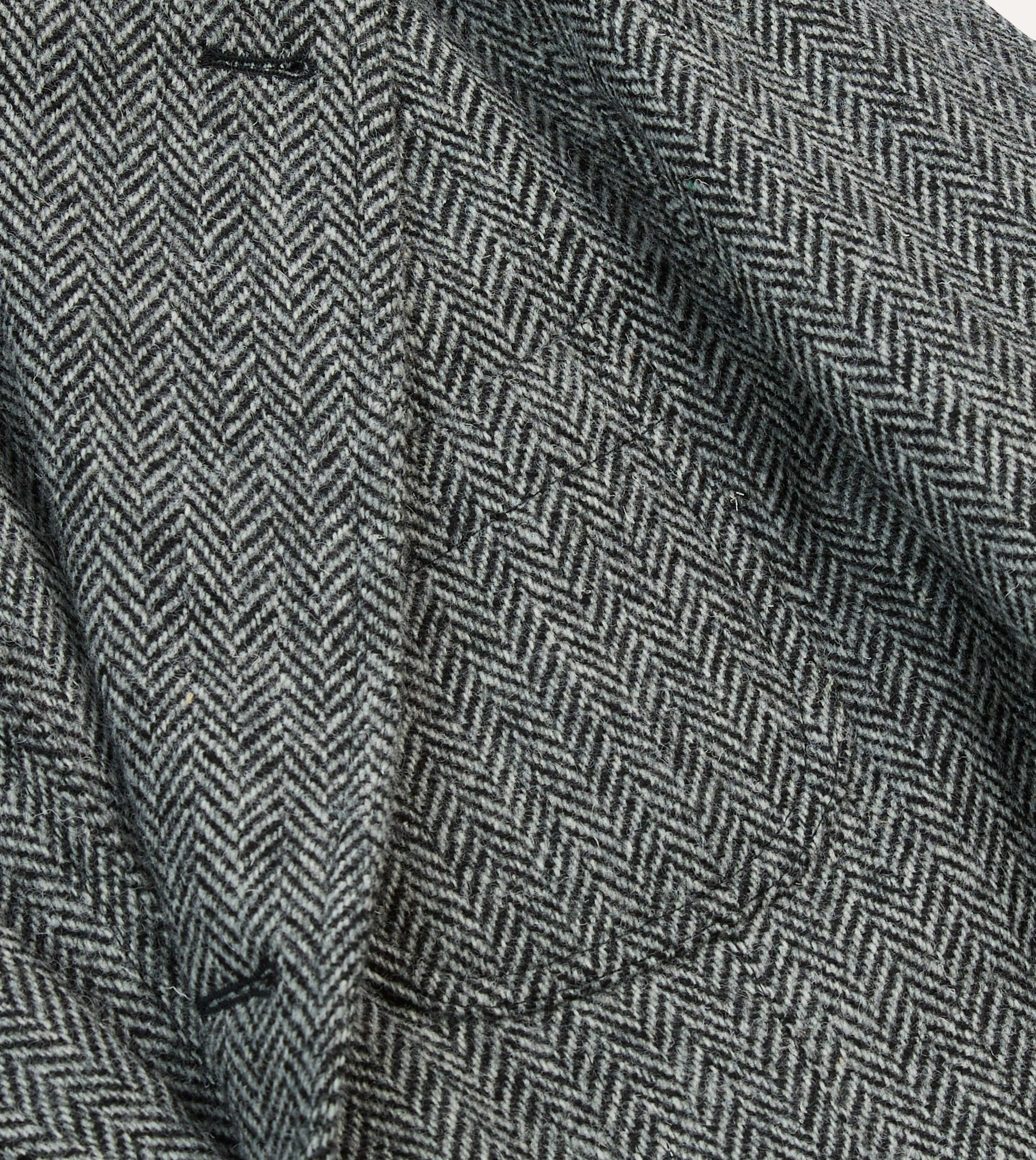Grey Herringbone Harris Tweed Games Blazer Mk. VII sold by Drake's London product image thumbnail 4
