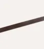 Dark Brown Unlined Bridle Leather Belt with Brass Buckle sold by Drake's London
