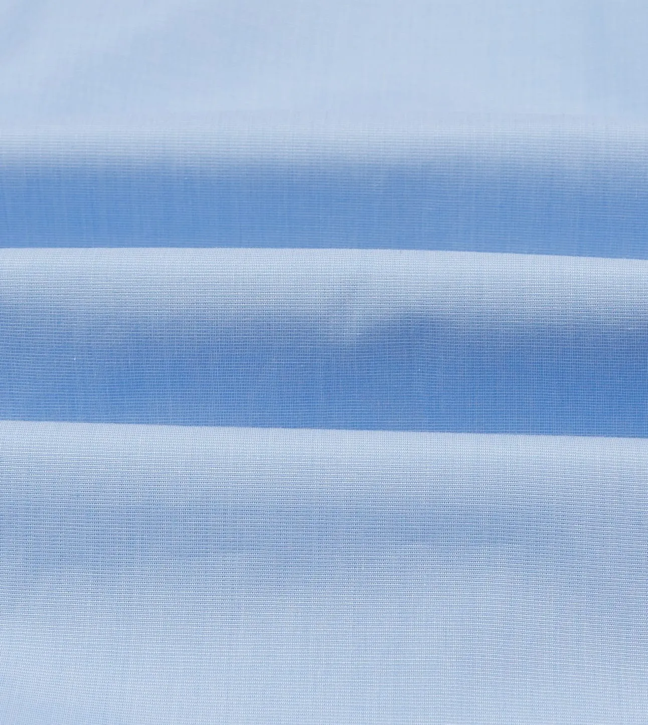Sky Blue Cotton Spread Collar End-on-End Poplin Shirt sold by Drake's London product image thumbnail 2