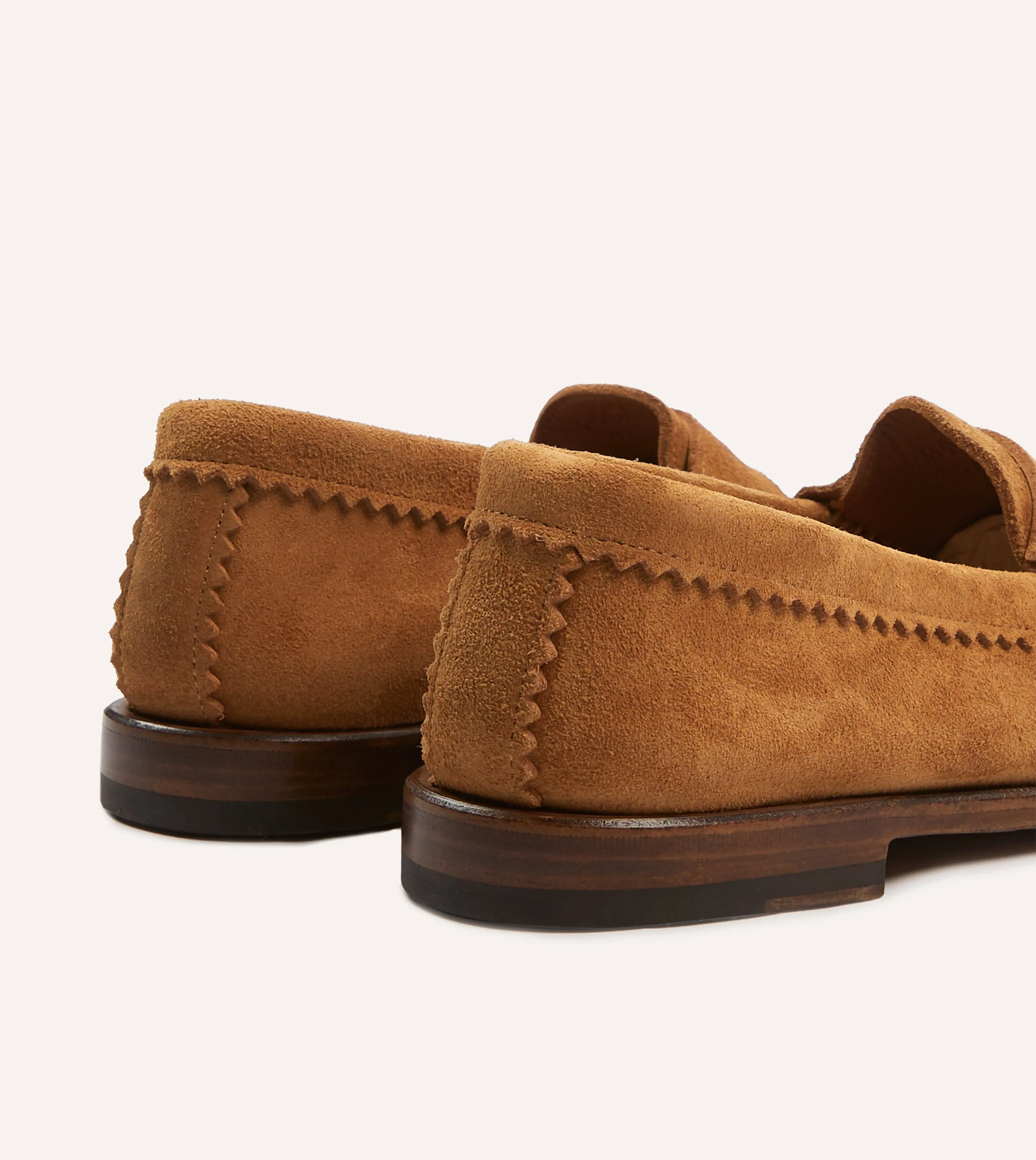 Yuketen Brown Leather Rob’s Loafer sold by Drake's London product image thumbnail 5