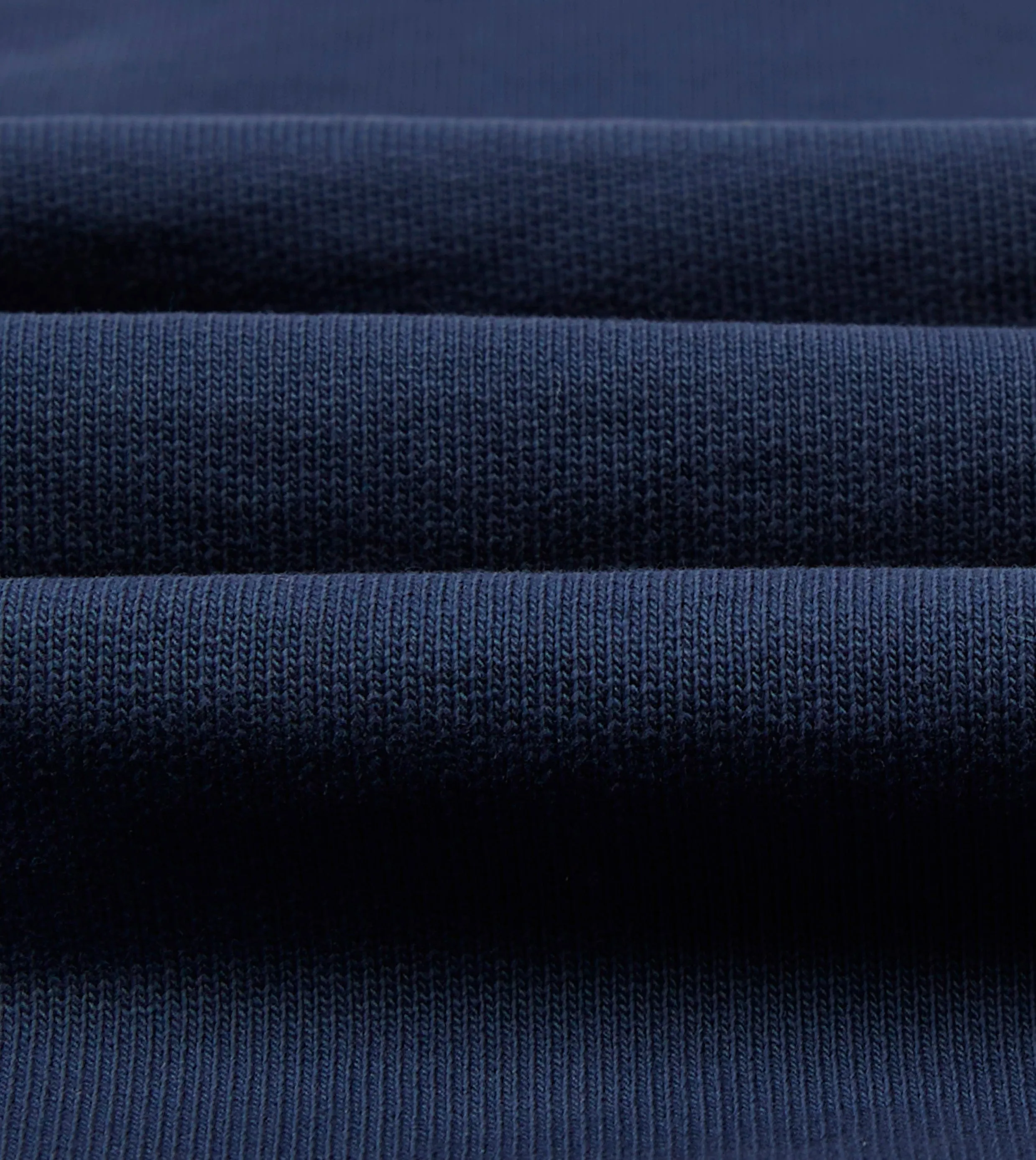 Navy Cotton Quarter Zip Sweatshirt sold by Drake's London product image thumbnail 2