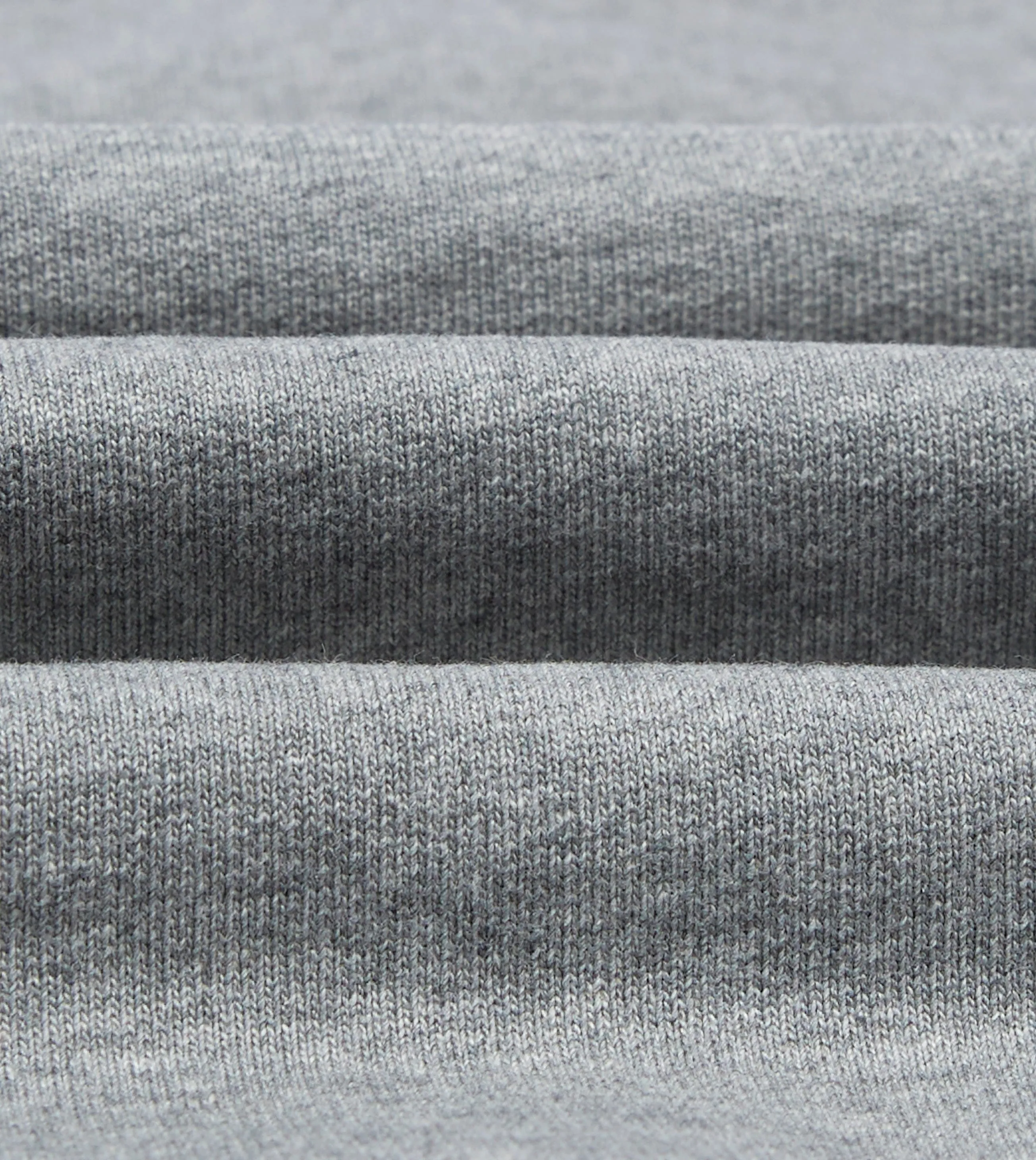 Grey Cotton Quarter Zip Sweatshirt sold by Drake's London product image thumbnail 2