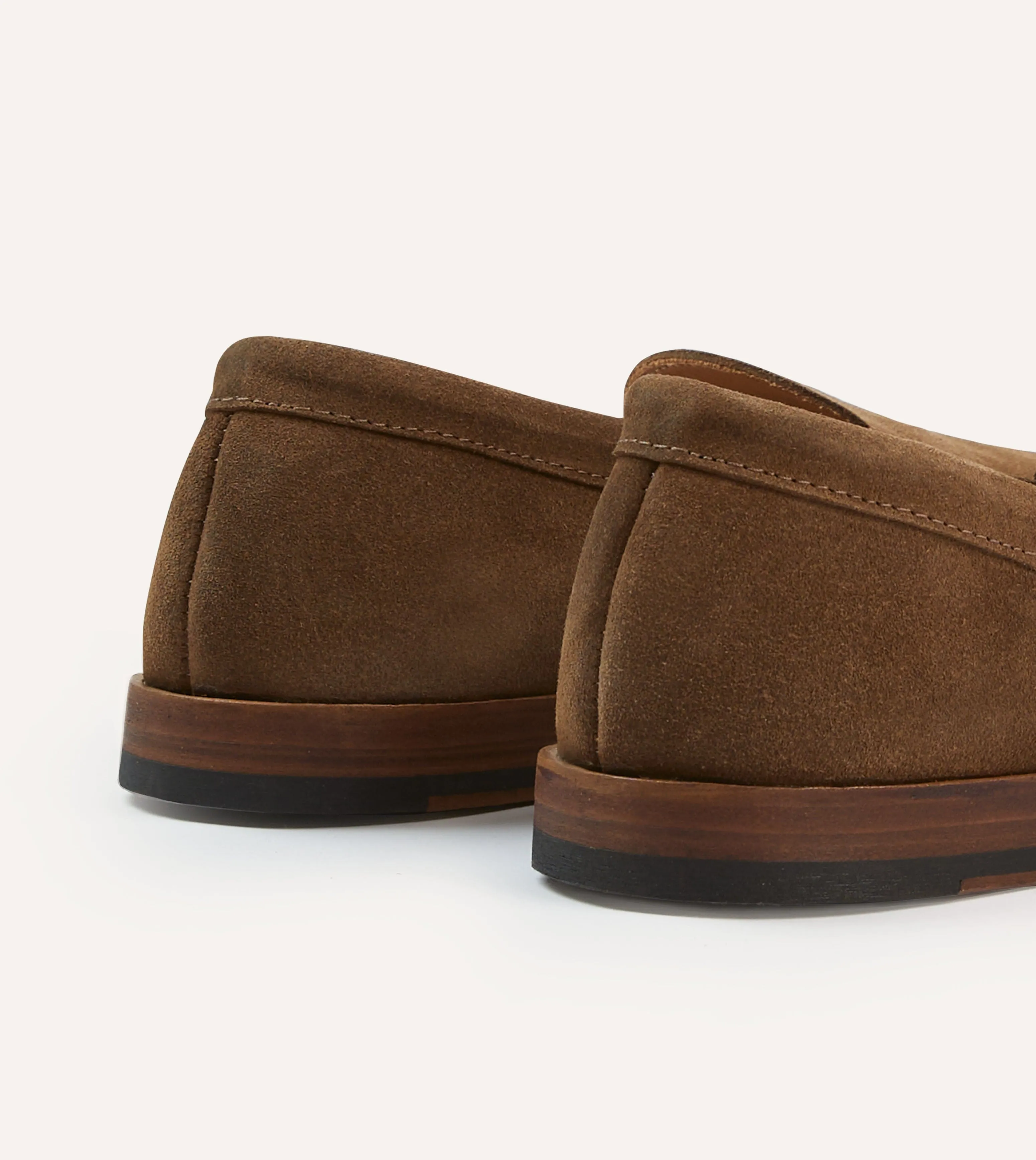 Light Brown Suede Henri Summer Loafer sold by Drake's London product image thumbnail 5