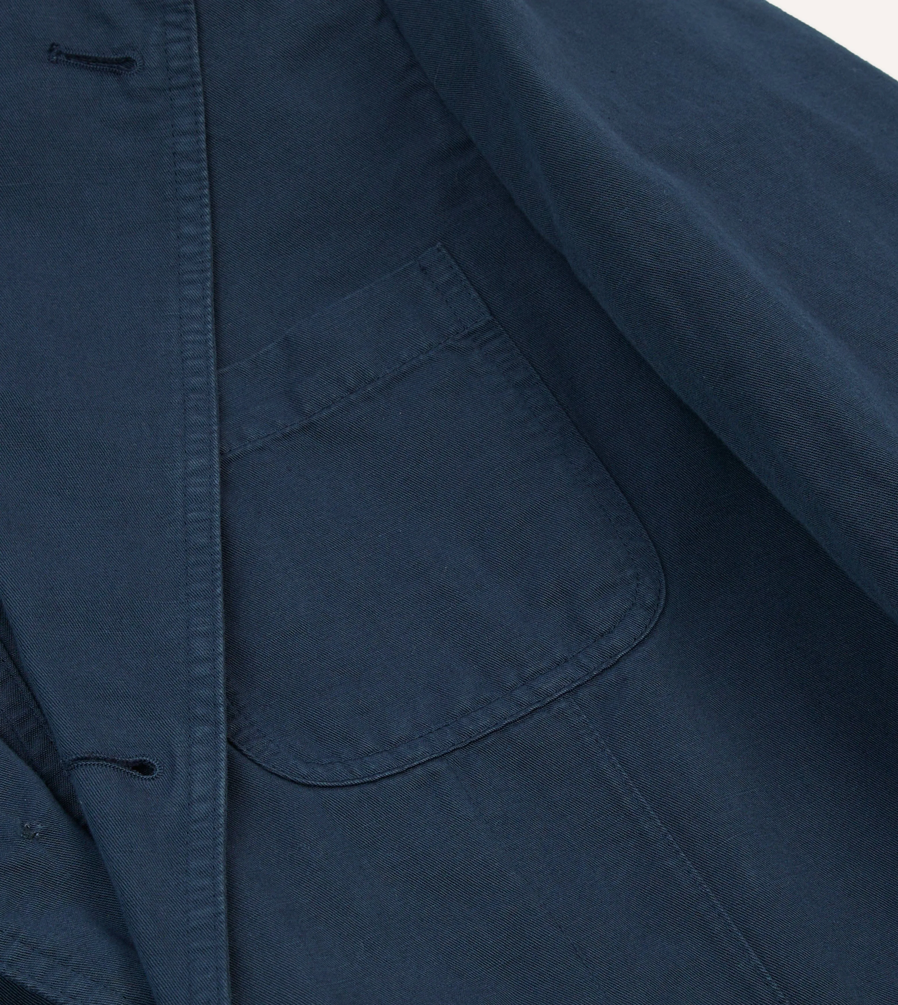 Navy Cotton Linen Games Blazer Mk. I sold by Drake's London product image thumbnail 4