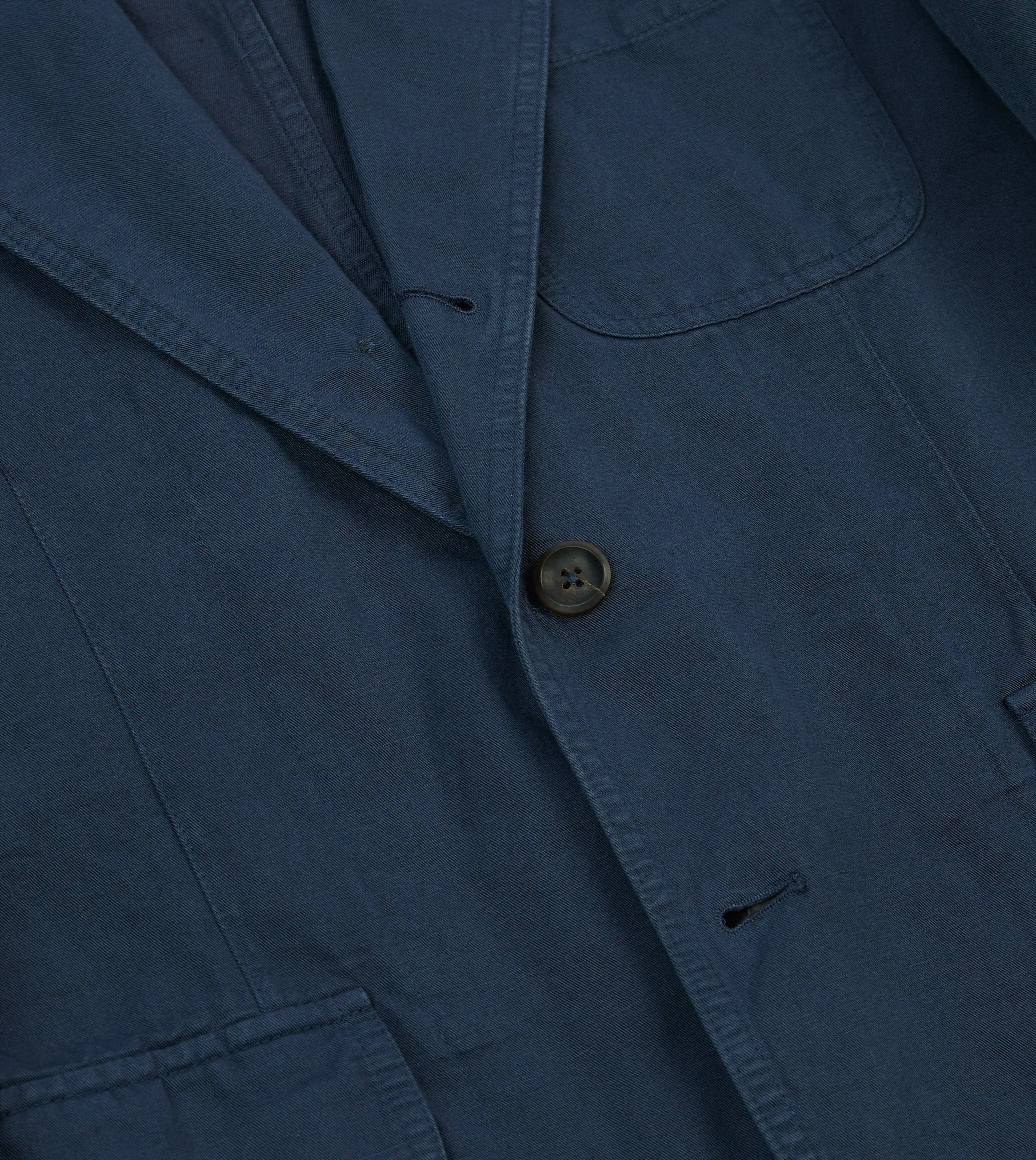 Navy Cotton Linen Games Blazer Mk. I sold by Drake's London product image thumbnail 5