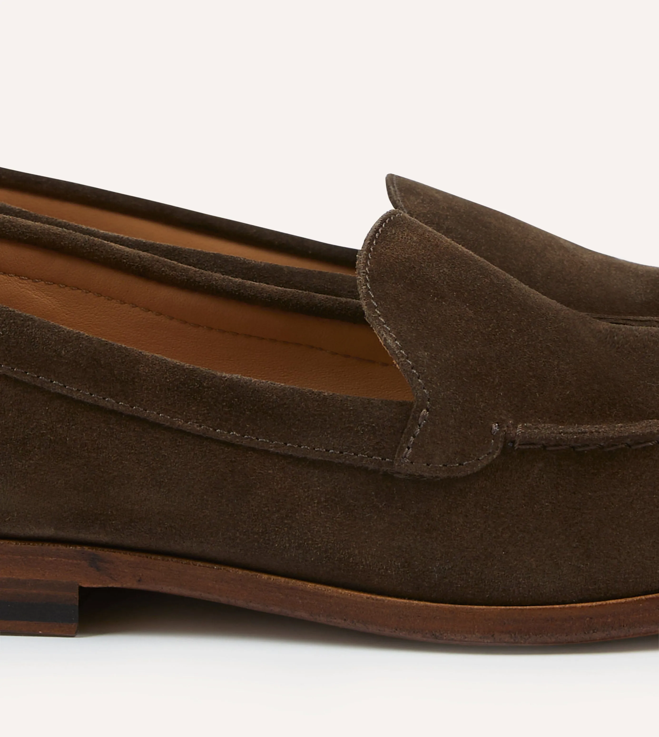 Brown Suede Henri Summer Loafer sold by Drake's London product image thumbnail 3