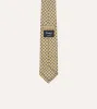 Yellow Square Medallion Self-Tipped Silk Tie sold by Drake's London