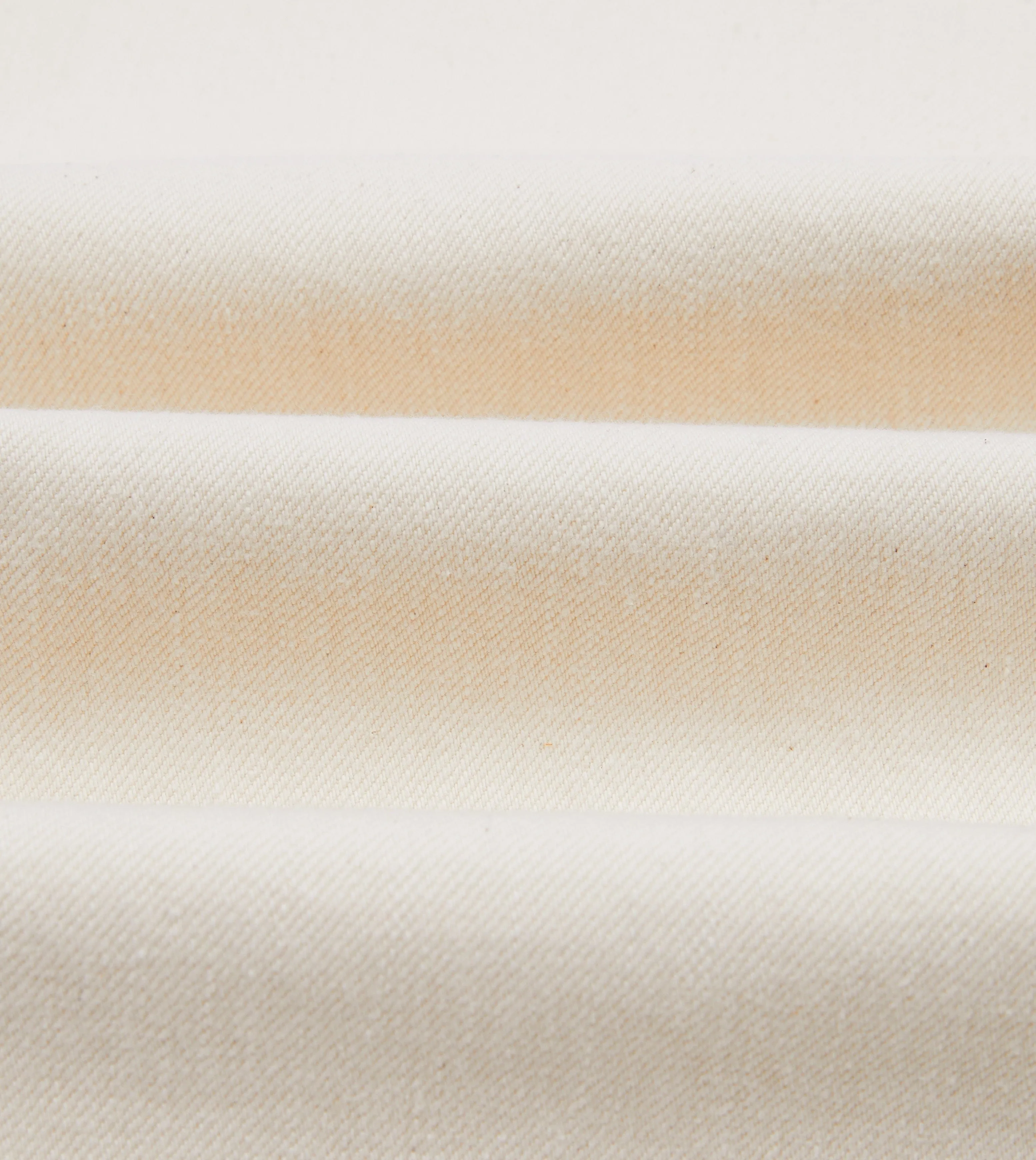 Ecru 12.7oz Selvedge Denim Tonal Stitch Five-Pocket Jeans sold by Drake's London product image thumbnail 2