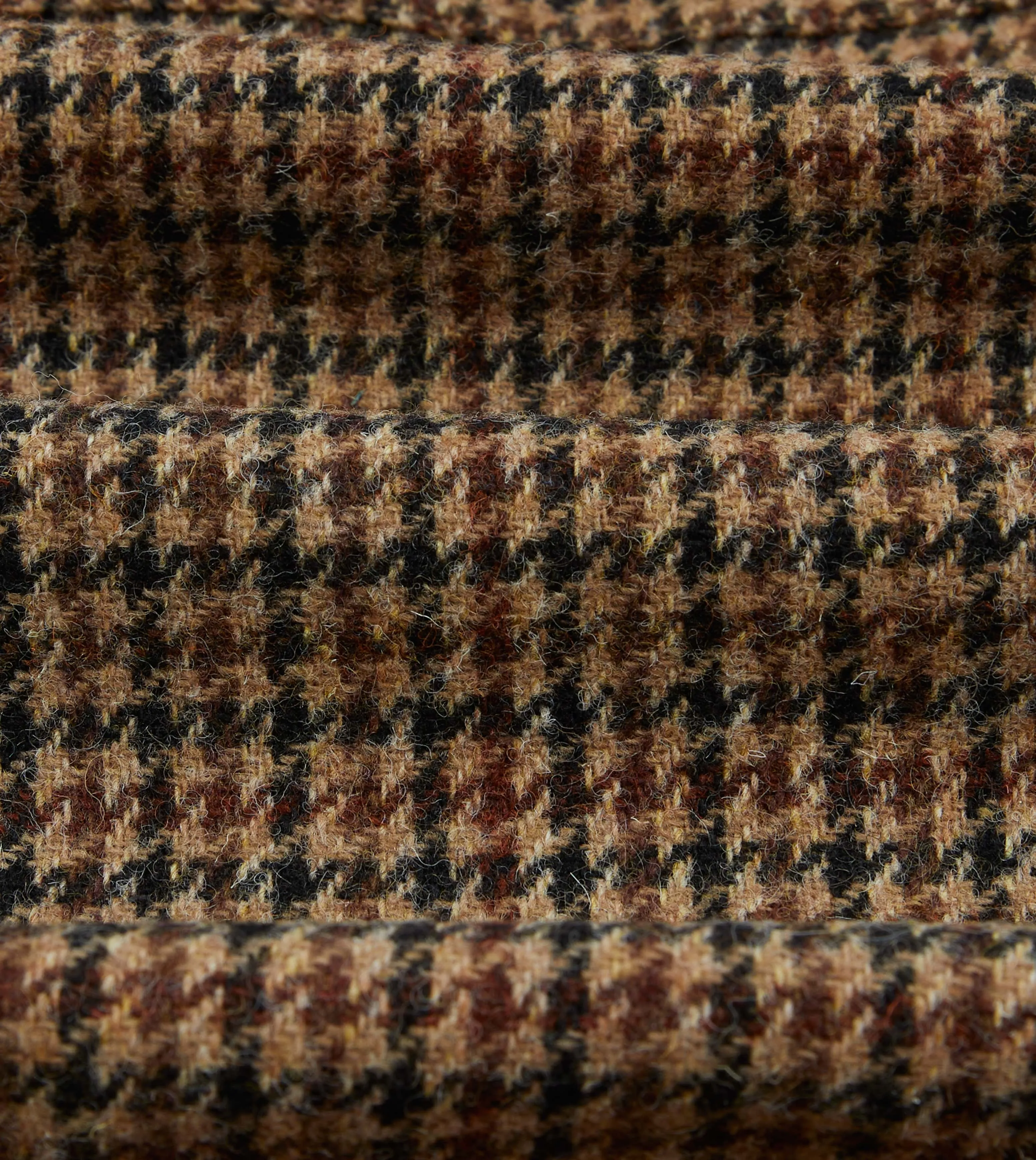 Houndstooth Check Harris Tweed Donkey Jacket sold by Drake's London product image thumbnail 2