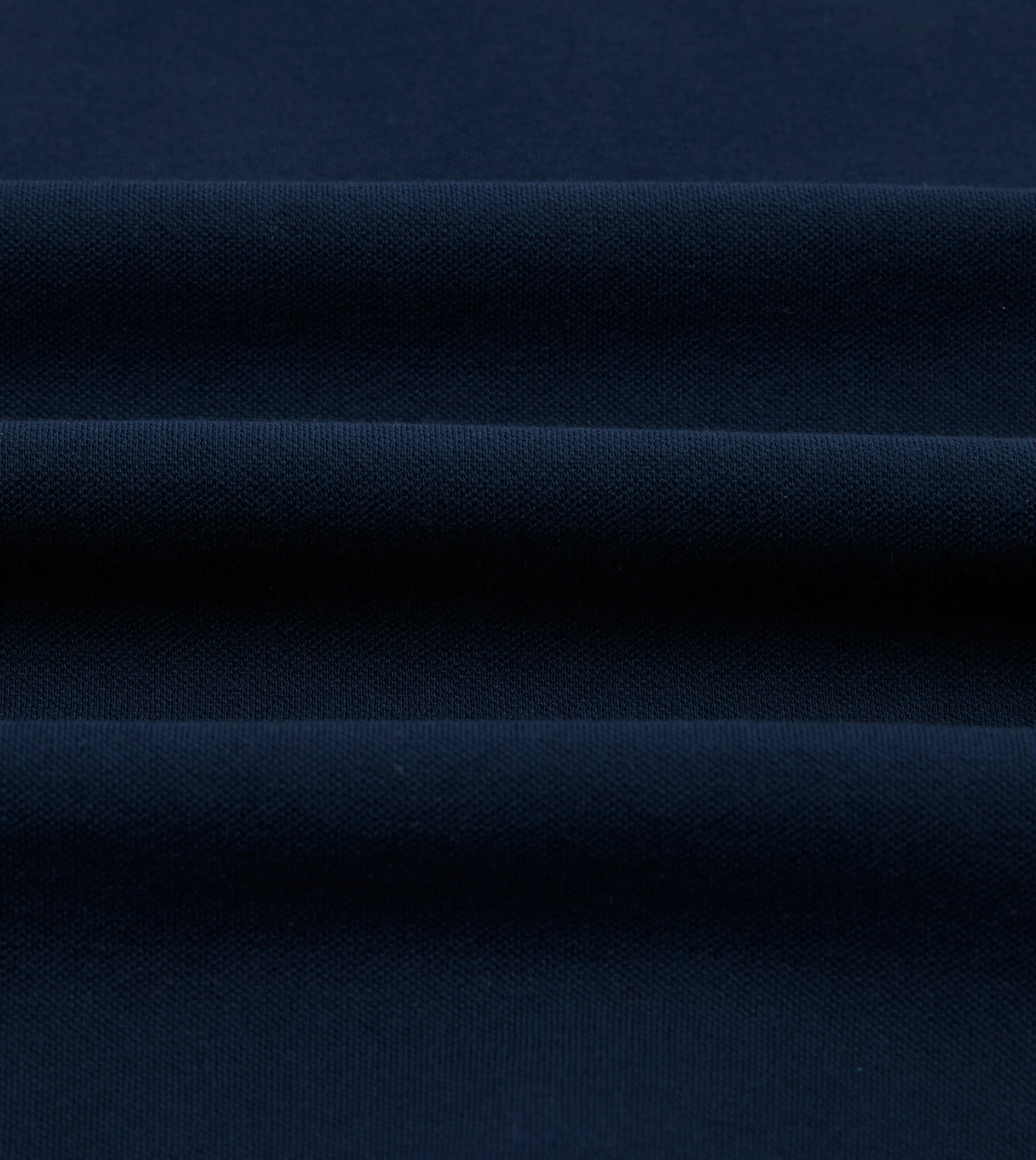 Dark Navy Piqué Cotton Polo Shirt sold by Drake's London product image thumbnail 2