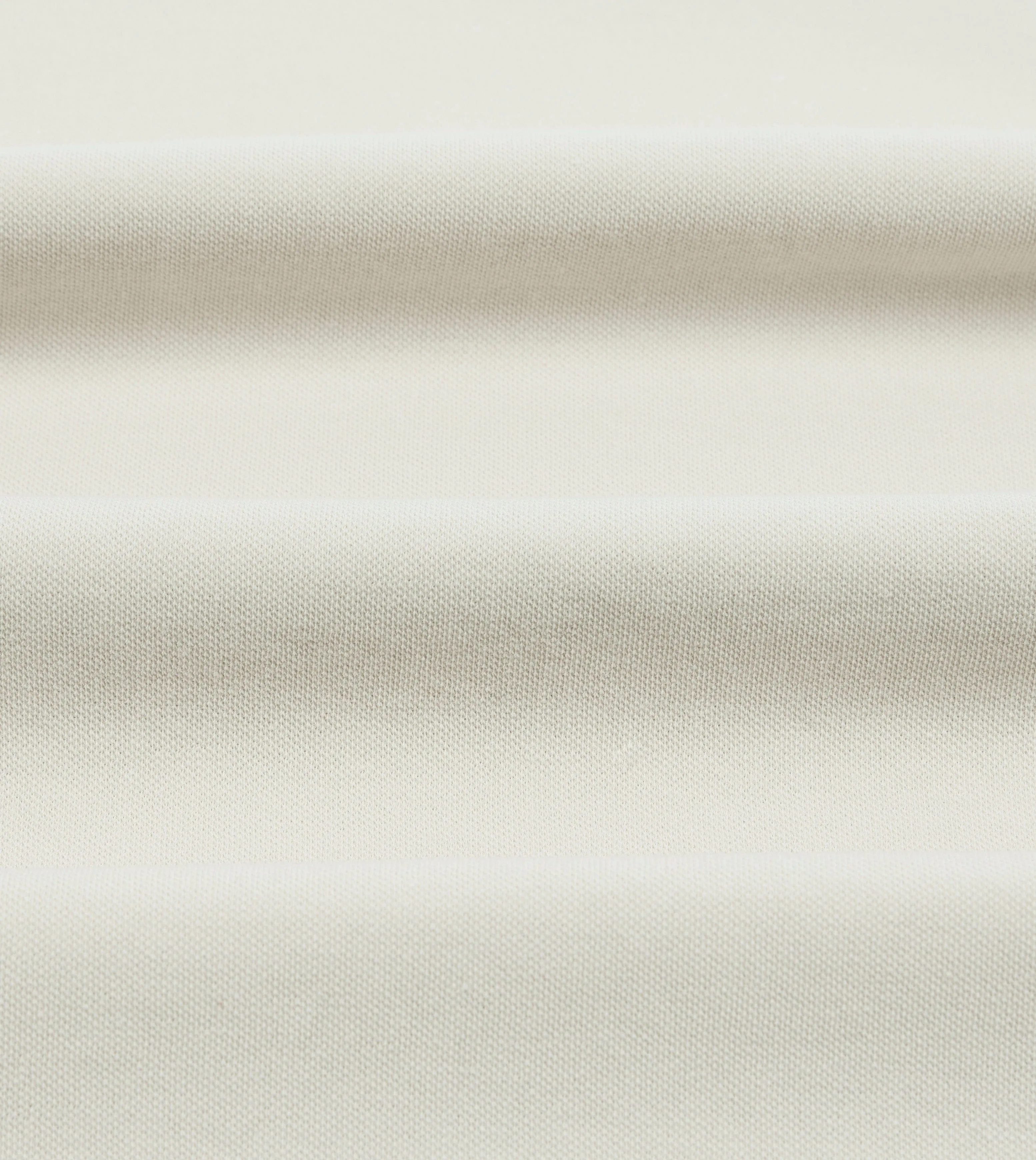 Ecru Piqué Cotton Polo Shirt sold by Drake's London product image thumbnail 2