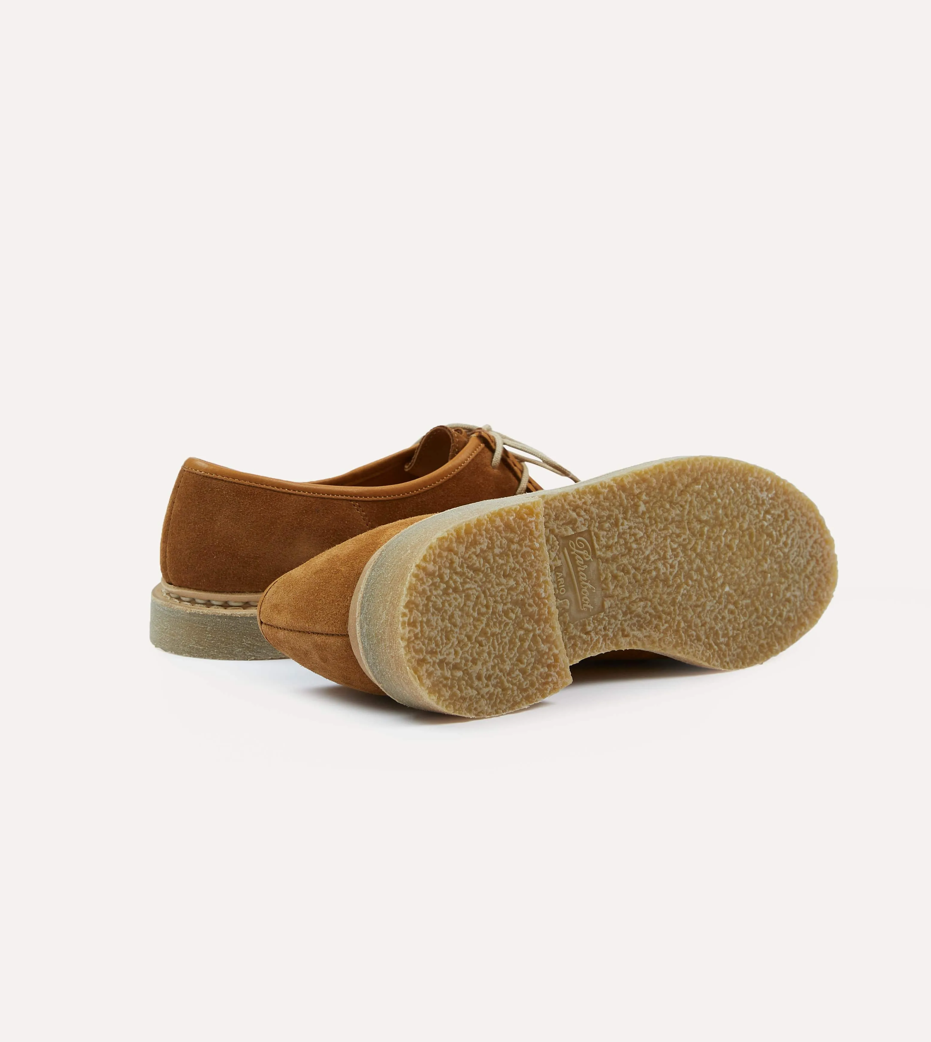 Paraboot Micka Whiskey Suede Derby Shoe sold by Drake's London product image thumbnail 2