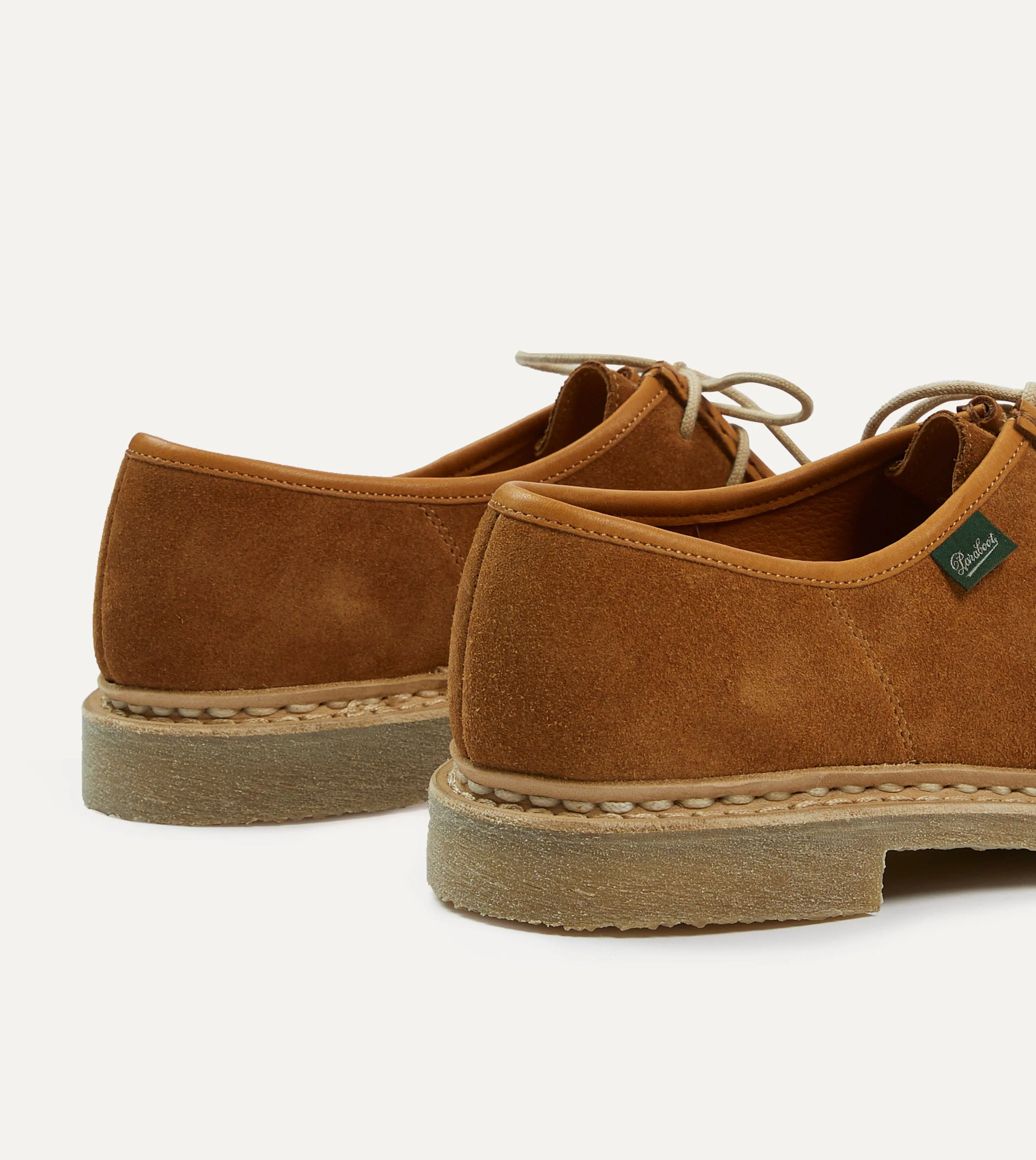 Paraboot Micka Whiskey Suede Derby Shoe sold by Drake's London product image thumbnail 5