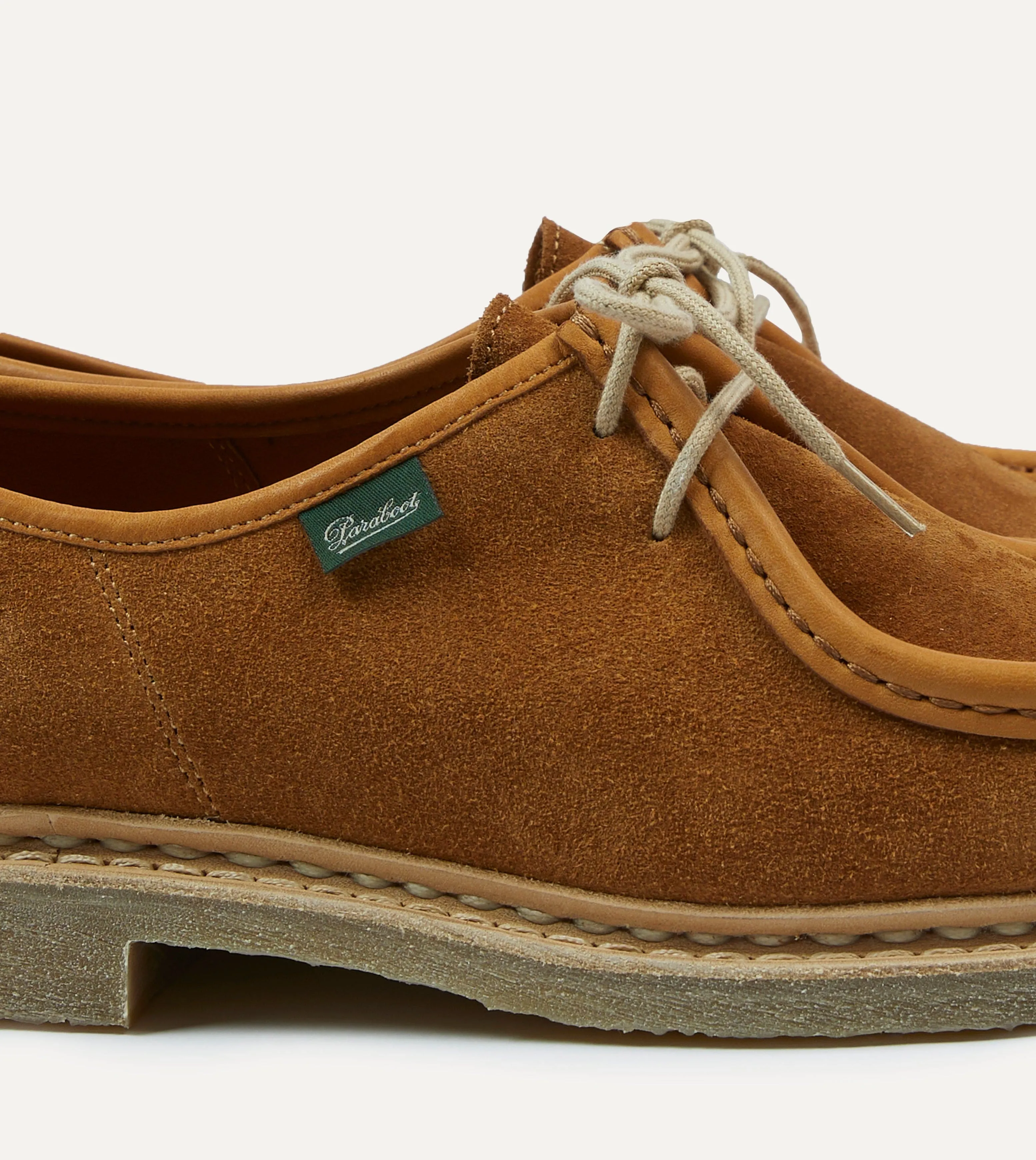 Paraboot Micka Whiskey Suede Derby Shoe sold by Drake's London product image thumbnail 3