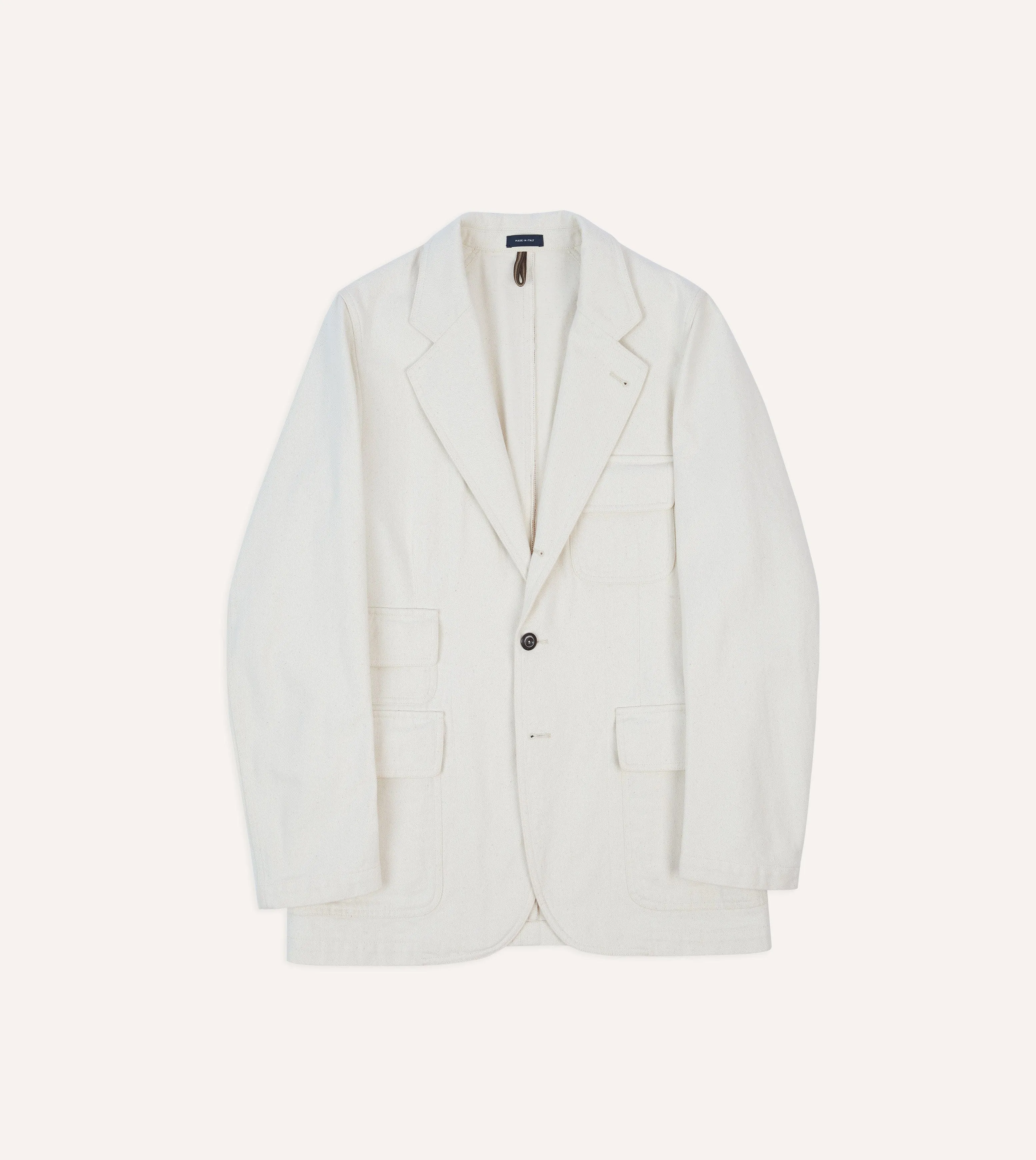 Ecru Denim Games Blazer Mk. IV sold by Drake's London