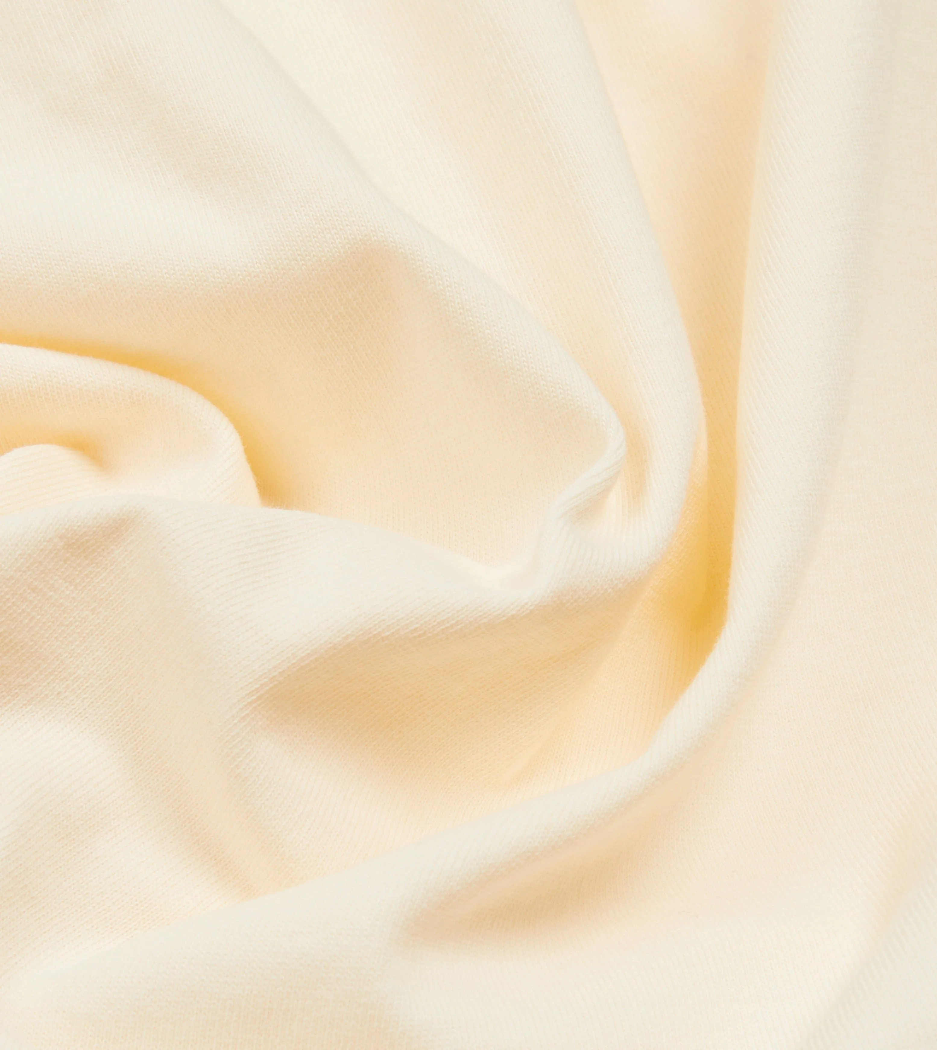 Antique White Cotton Crew Neck Hiking T-Shirt sold by Drake's London product image thumbnail 2