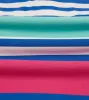 Pink, Green and Blue Stripe Cotton Rugby Shirt sold by Drake's London